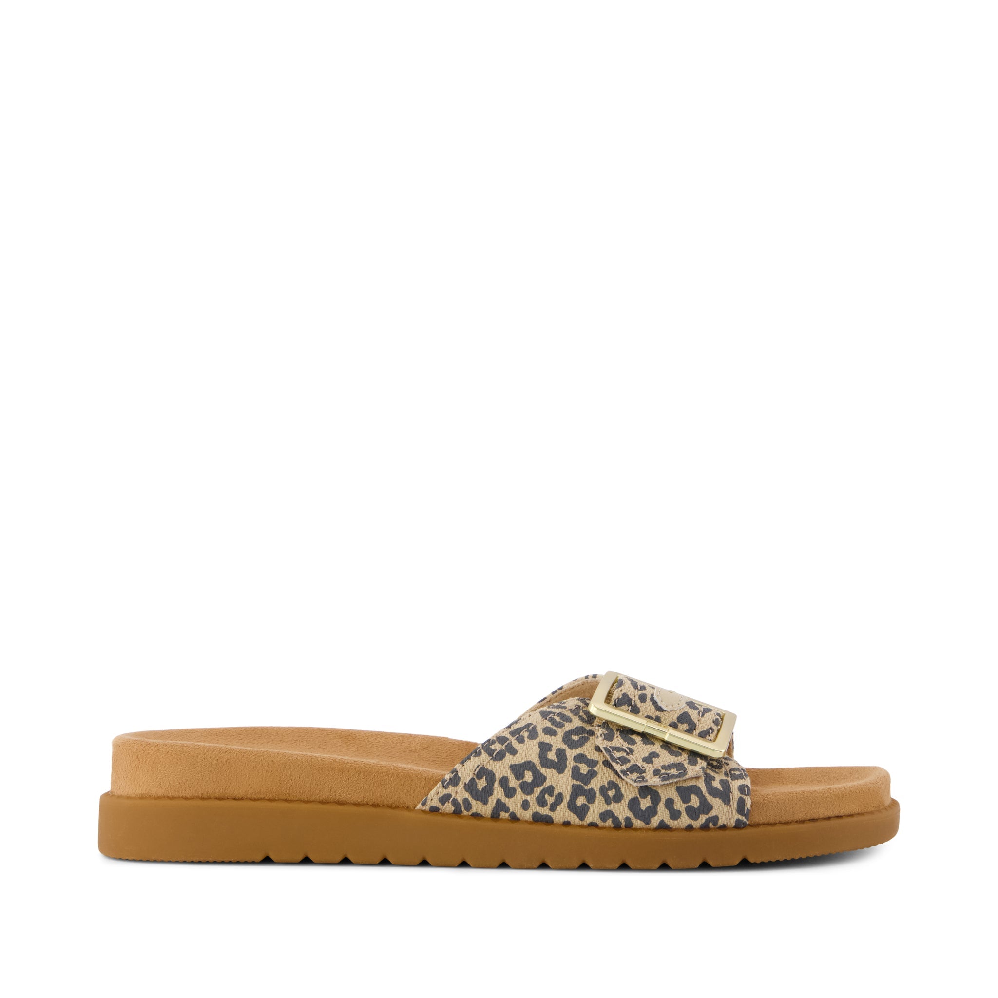 Womens Marin Slide Sandal Leopard Print