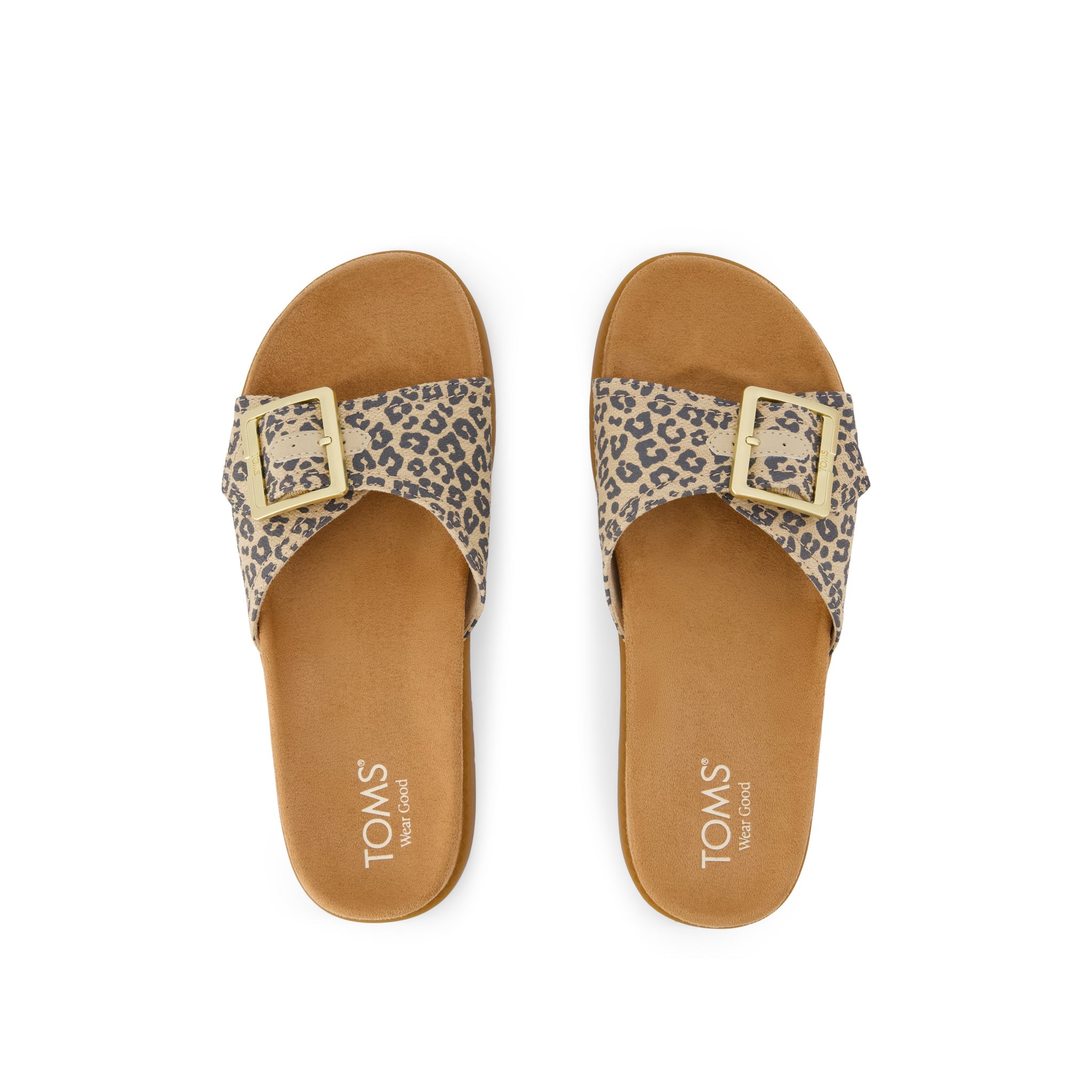 Womens Marin Slide Sandal Leopard Print - Image 6