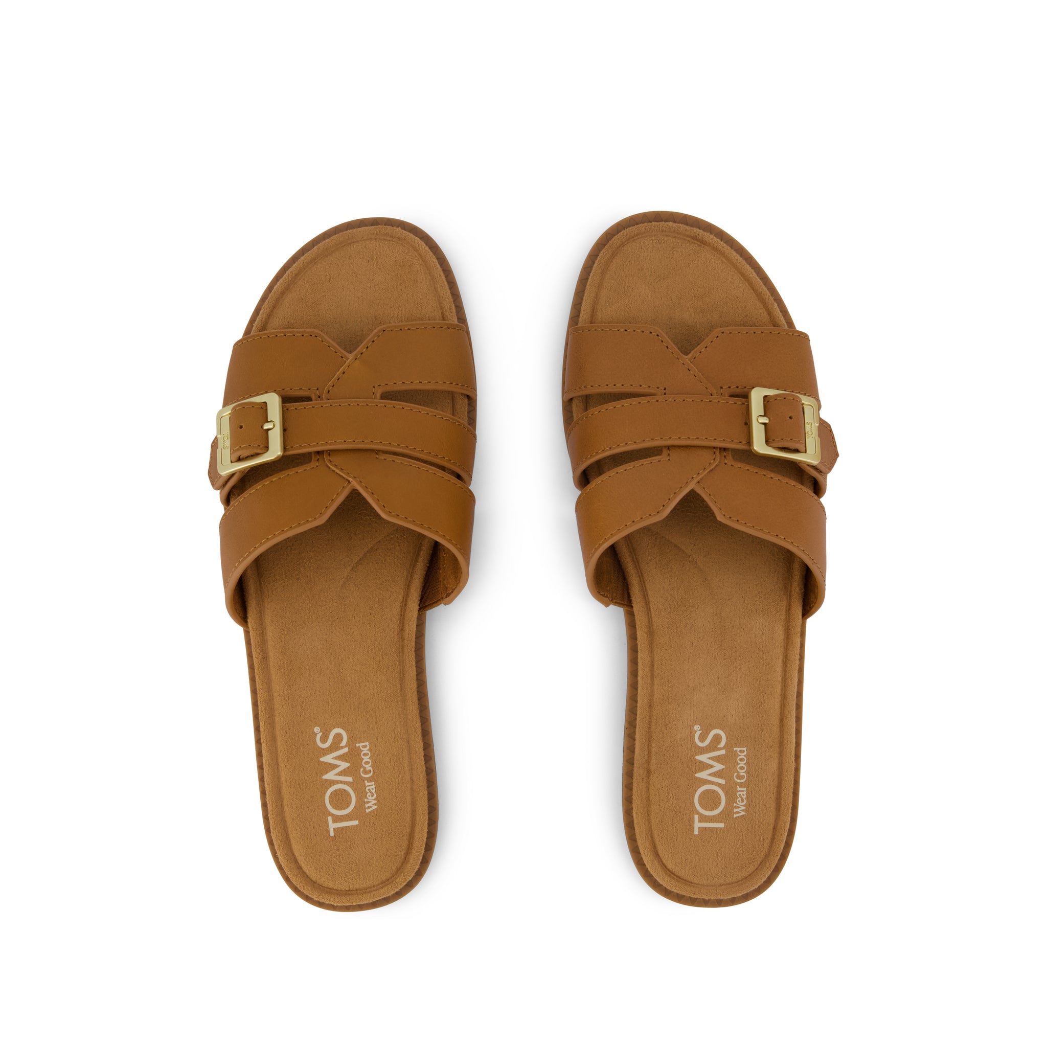 Womens Sol Slide Sandal Brown Sugar Leather - Image 6