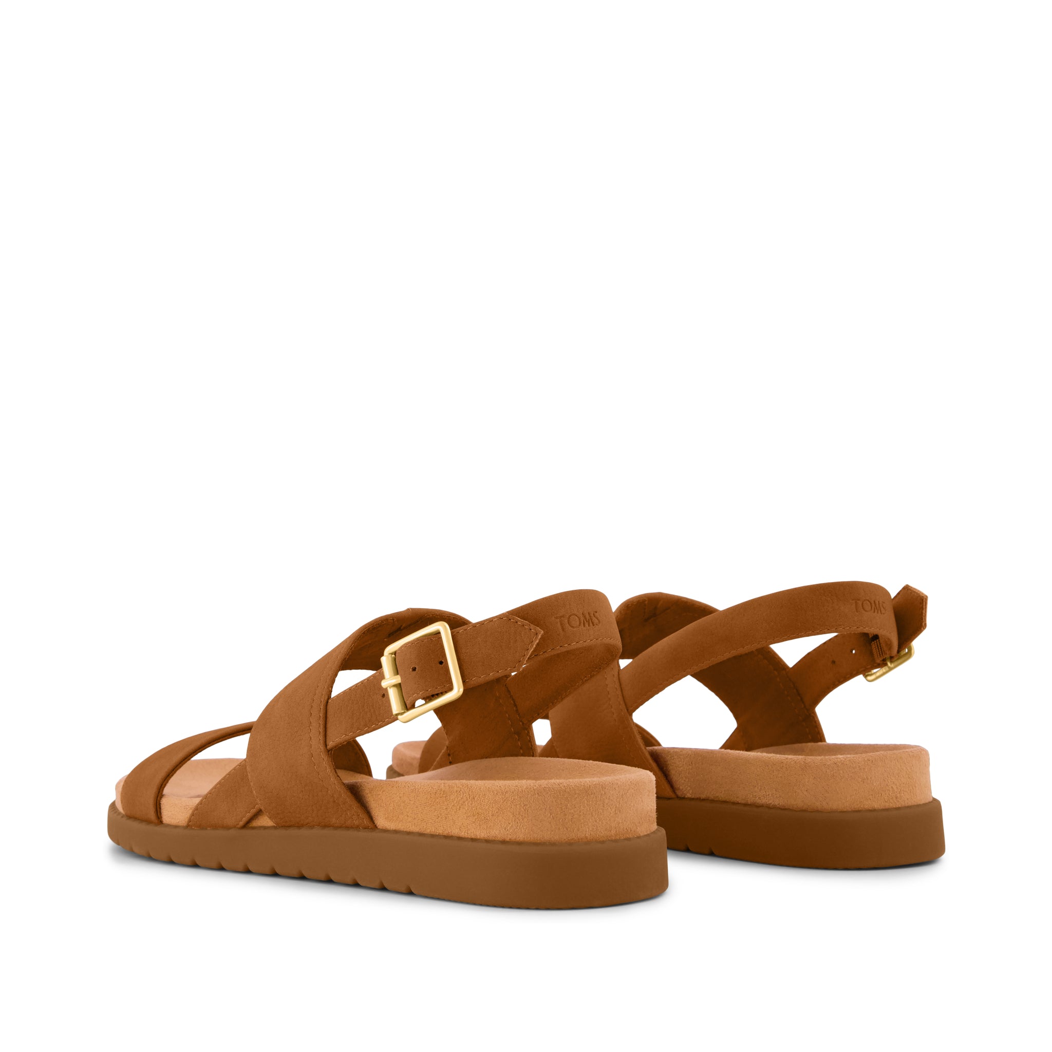 Womens Marin Strap Sandal Brown Sugar Nubuck - Image 4