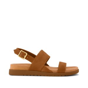 Womens Marin Strap Sandal Brown Sugar Nubuck