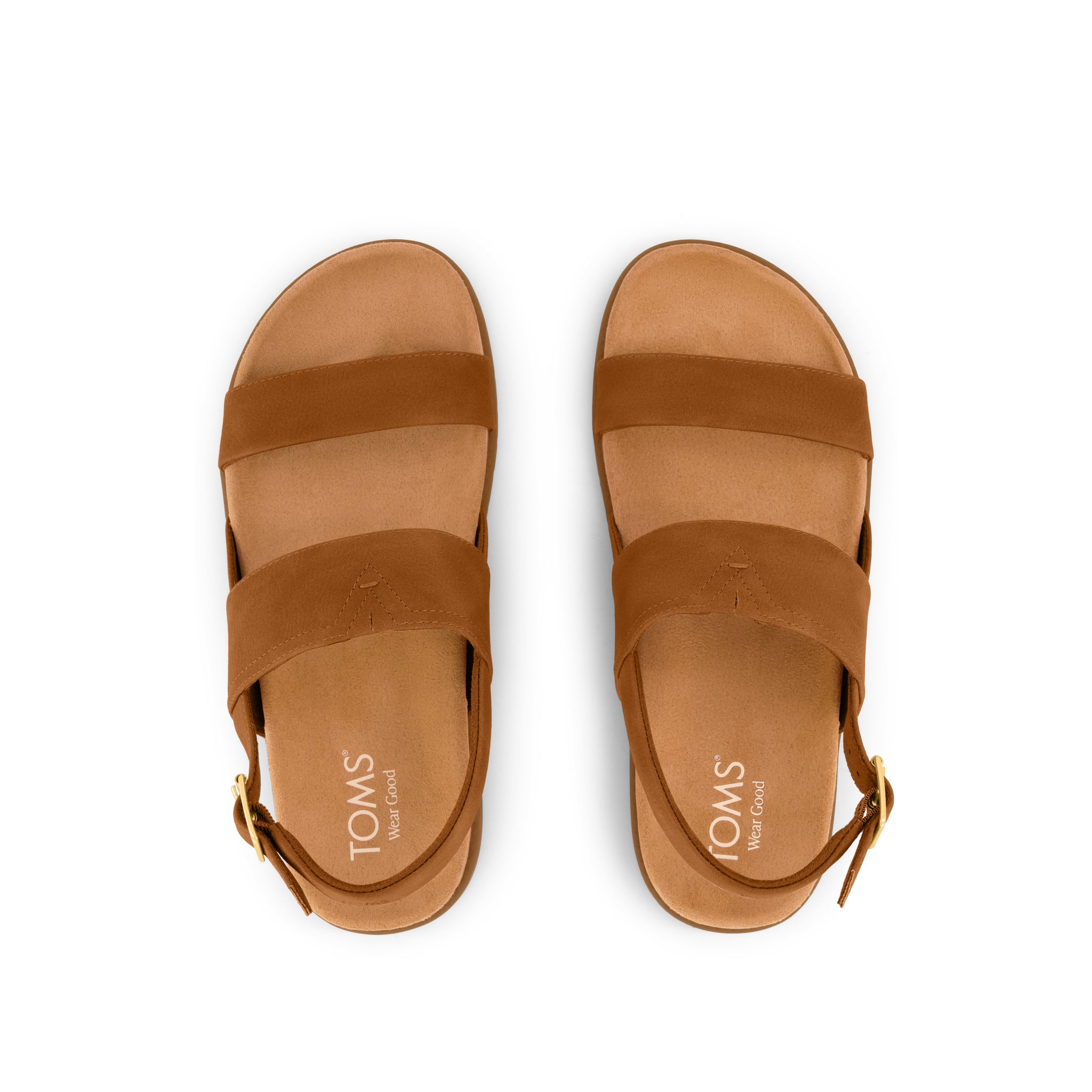 Womens Marin Strap Sandal Brown Sugar Nubuck - Image 6