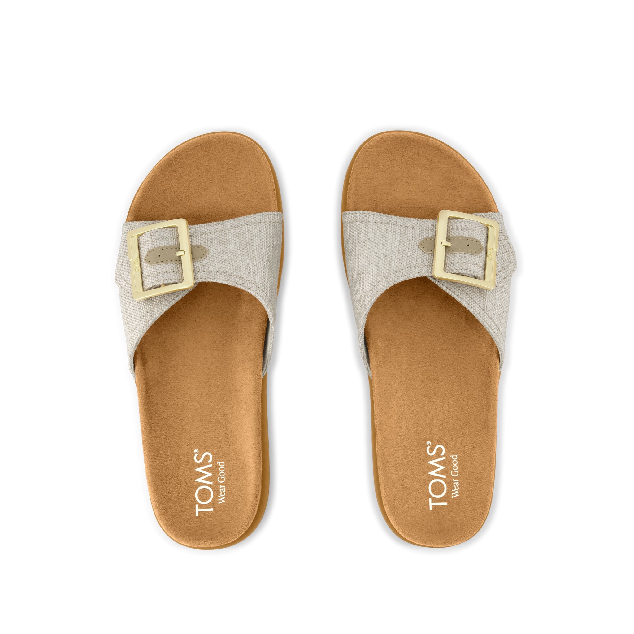 Womens Marin Slide Sandal Natural - Image 6