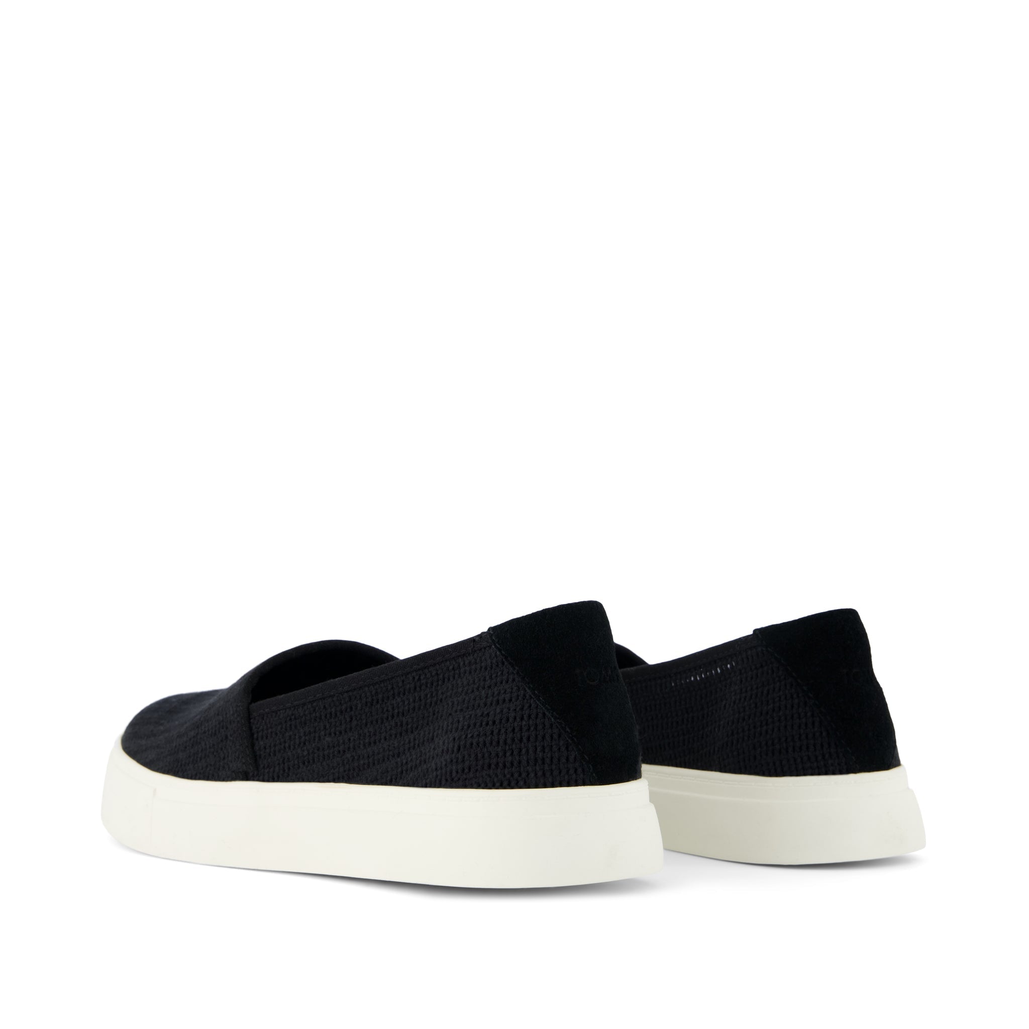 Womens Kameron Slip On Sneaker Black Mesh - Image 3