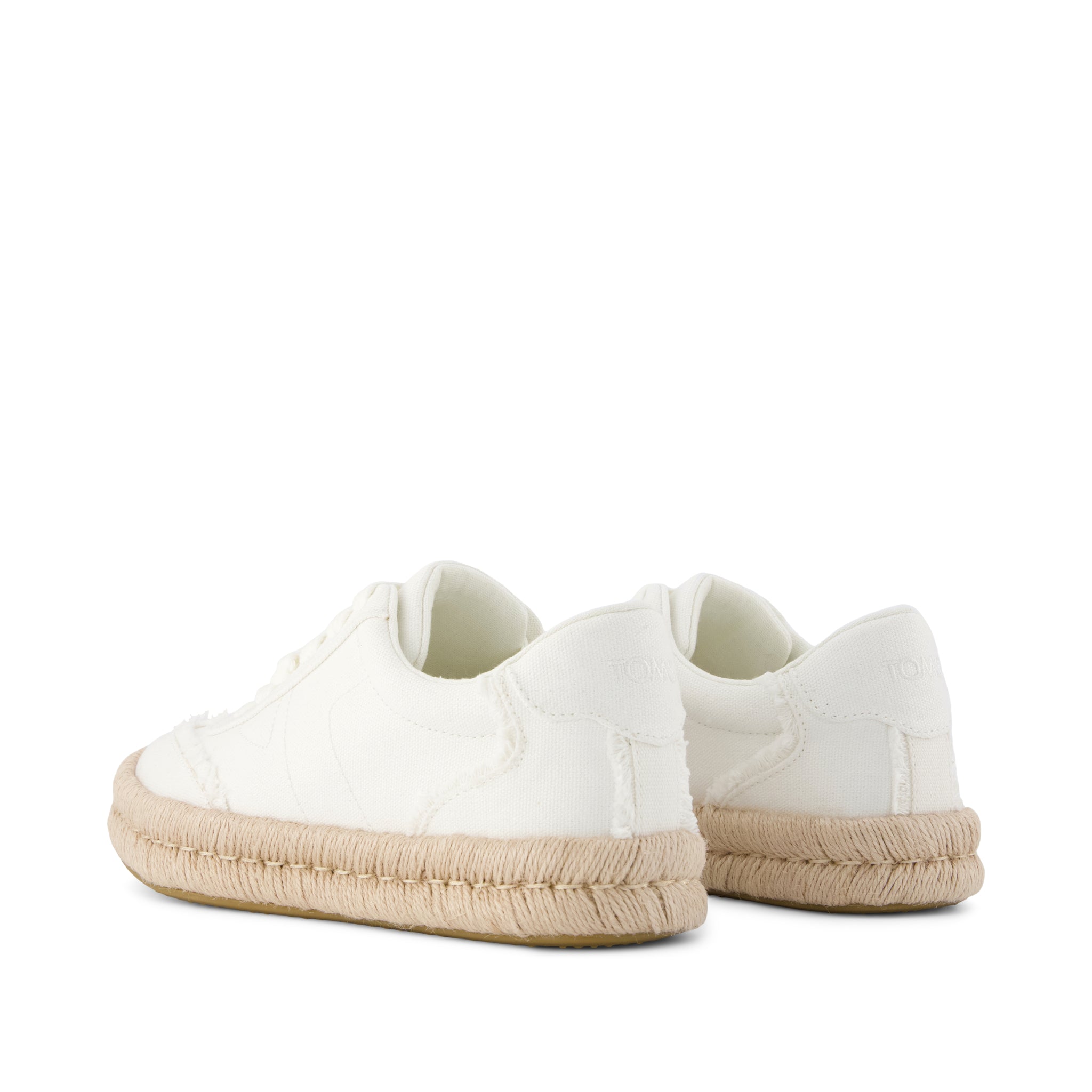 Womens Jesse Espadrille Sneaker White Canvas - Image 5