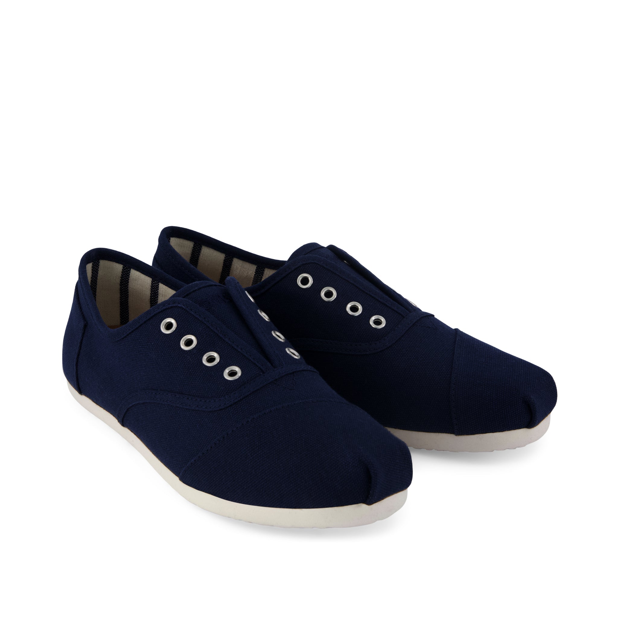 Womens Cordones Plus Sneaker Navy Canvas - Image 2