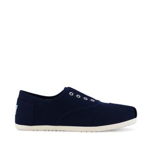 Womens Cordones Plus Sneaker Navy Canvas