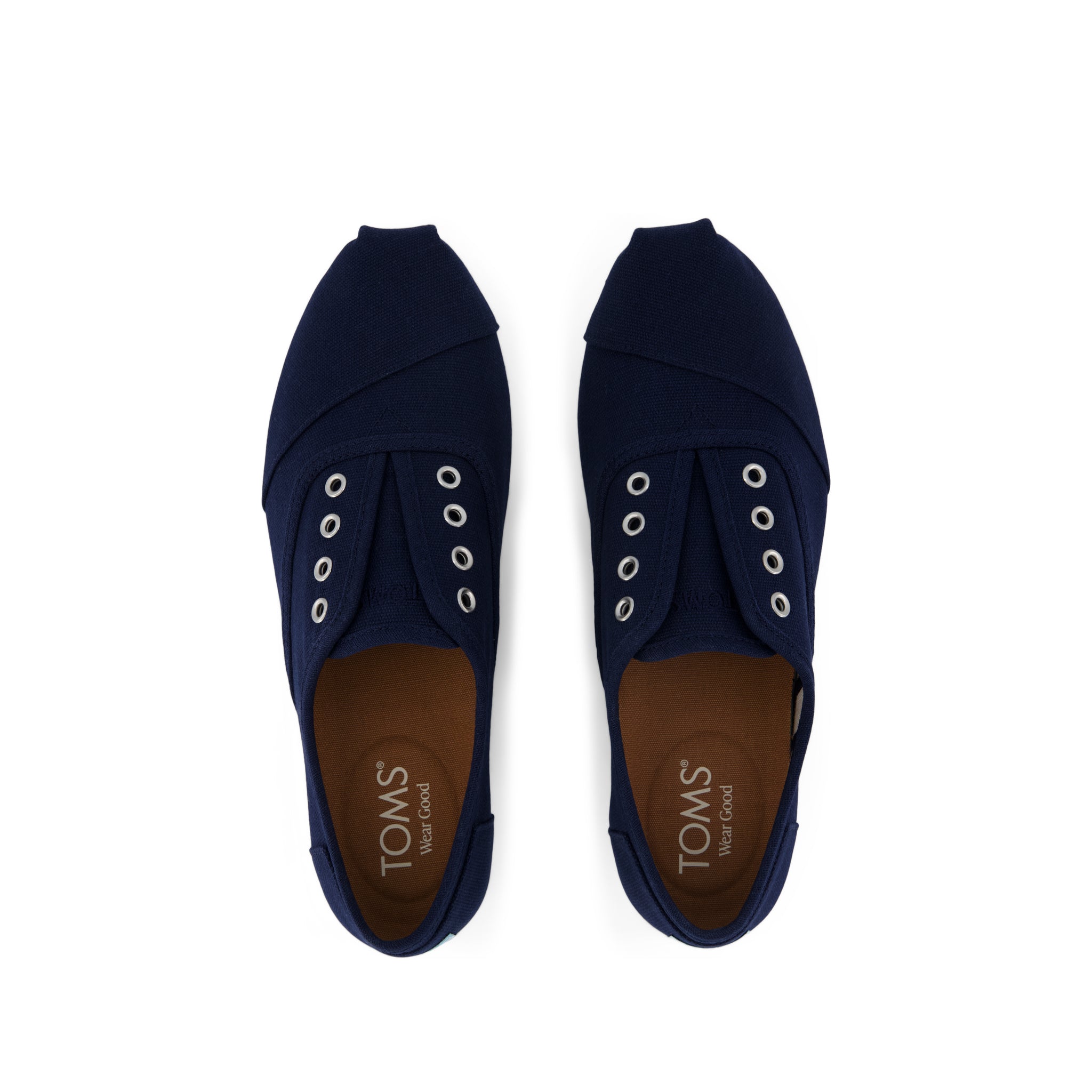 Womens Cordones Plus Sneaker Navy Canvas - Image 5