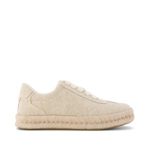 Womens Jesse Espadrille Sneaker Champagne Sparkle