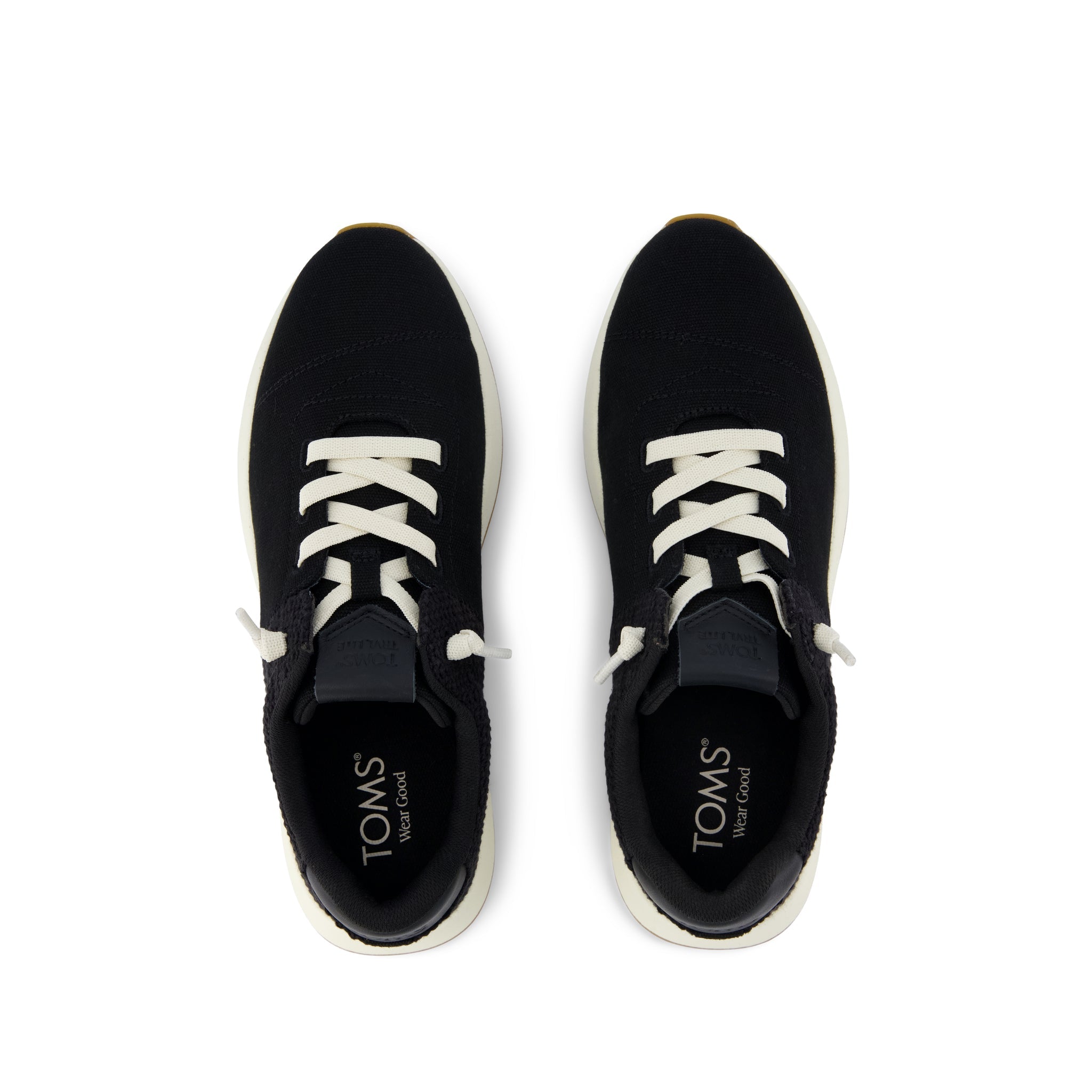 Womens TRVL LITE Cabrillo Sneaker Water Repellent Black Canvas Mesh - Image 5
