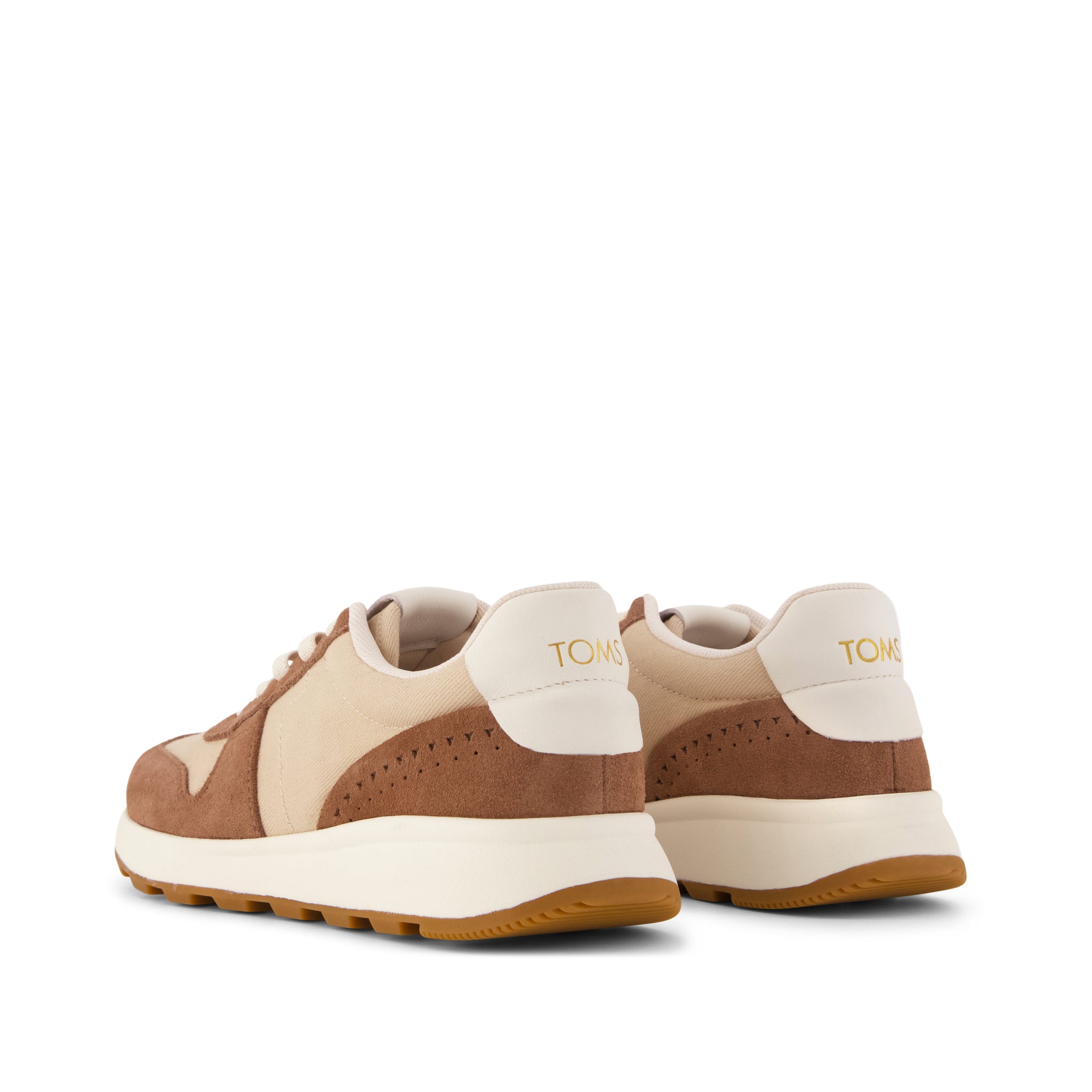 Womens TRVL LITE Retro Runner Sneaker Water Repellent Brown Sugar - Image 5