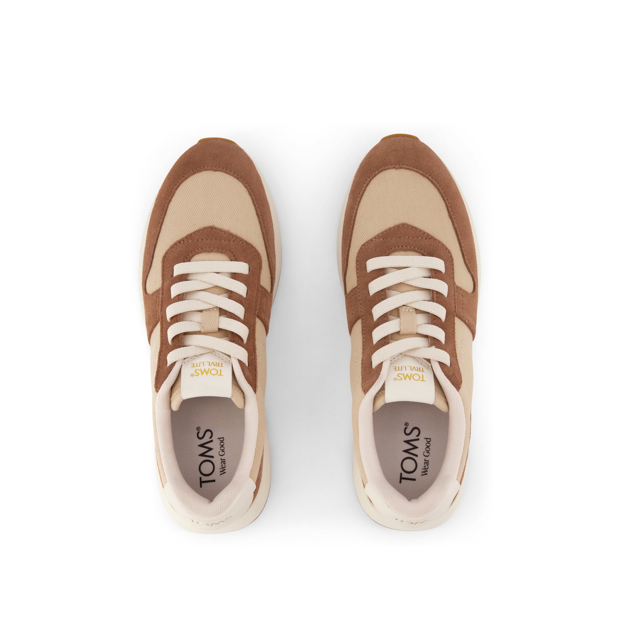Womens TRVL LITE Retro Runner Sneaker Water Repellent Brown Sugar - Image 7