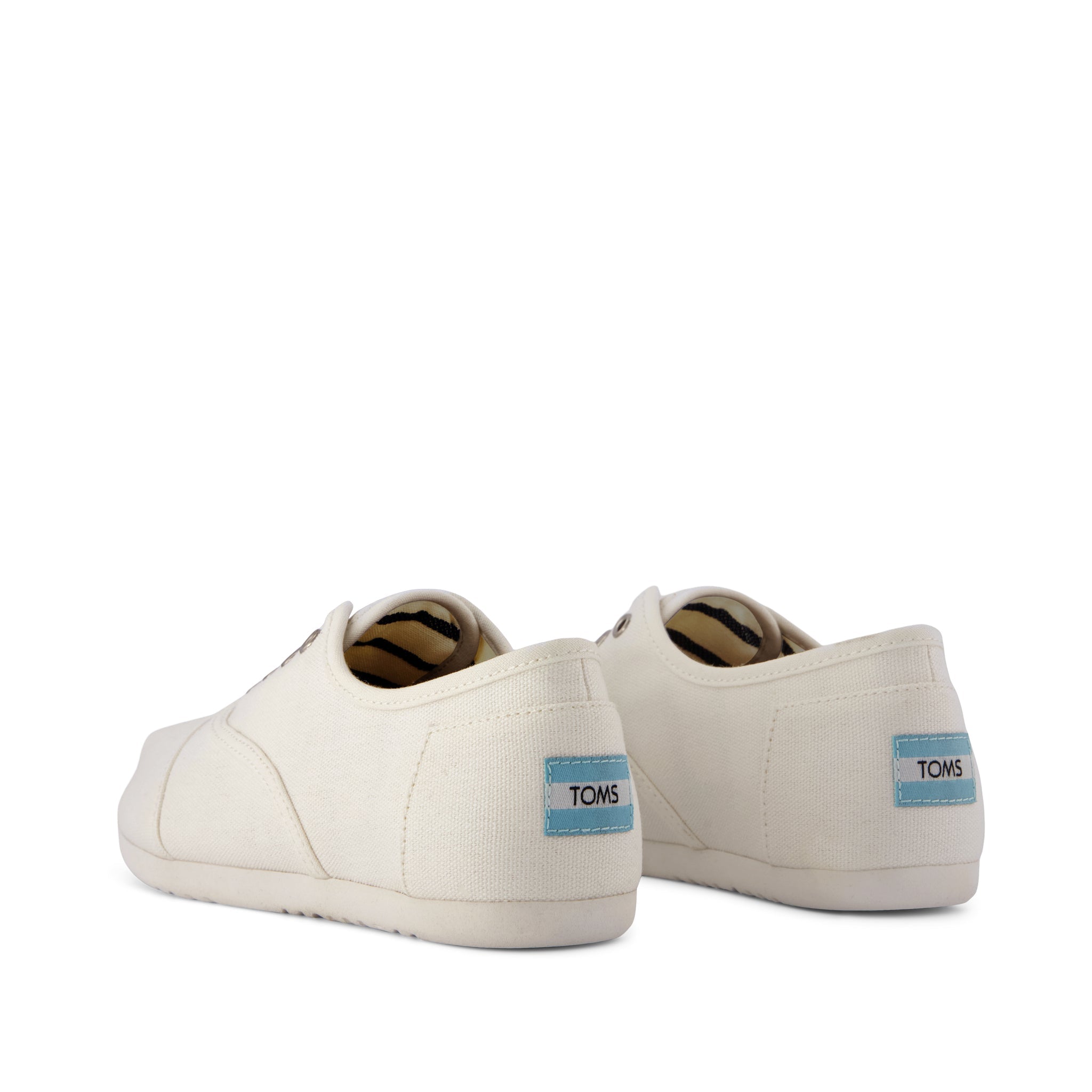 Womens Cordones Plus Sneaker White Canvas - Image 3