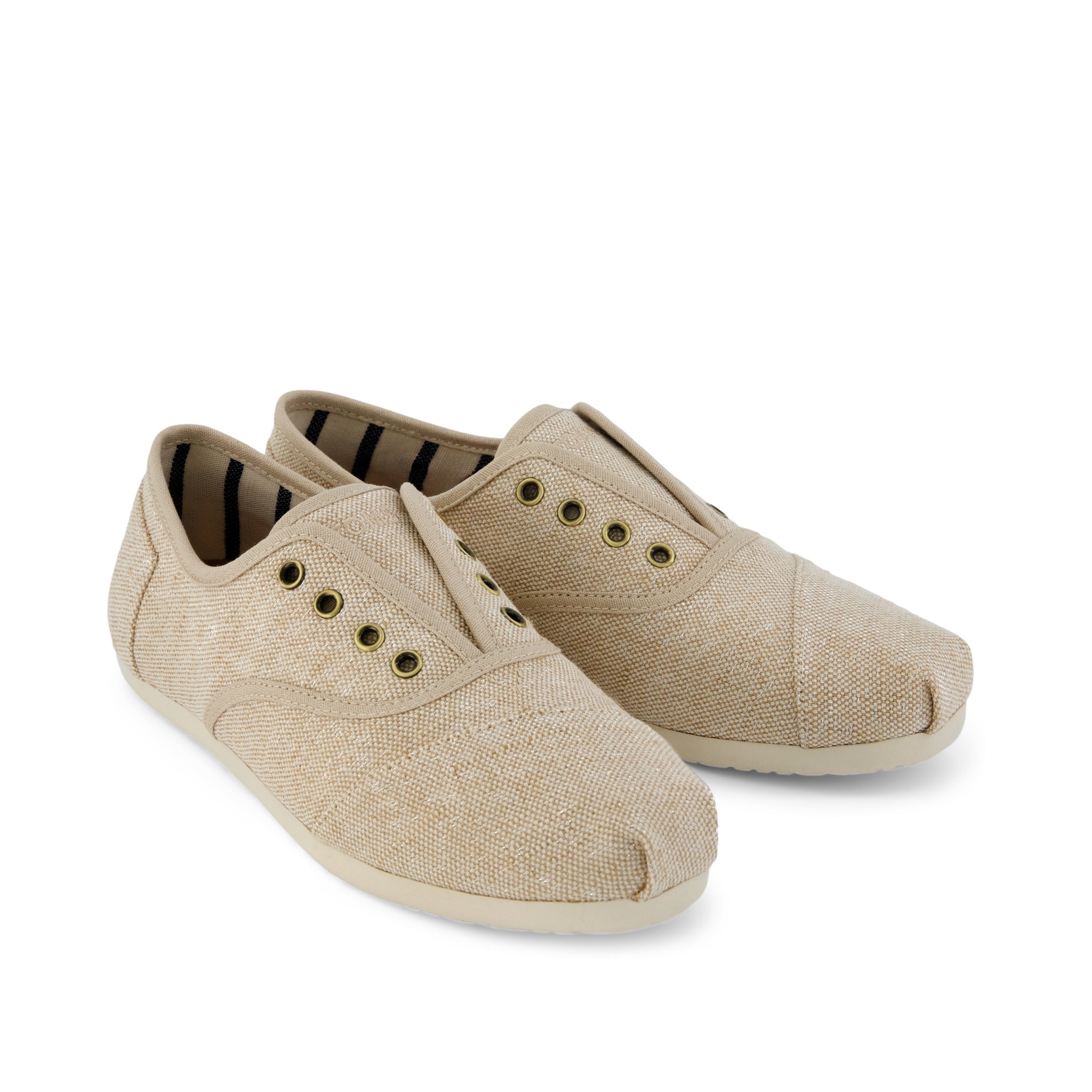 Womens Cordones Plus Sneaker Champagne Sparkle - Image 2