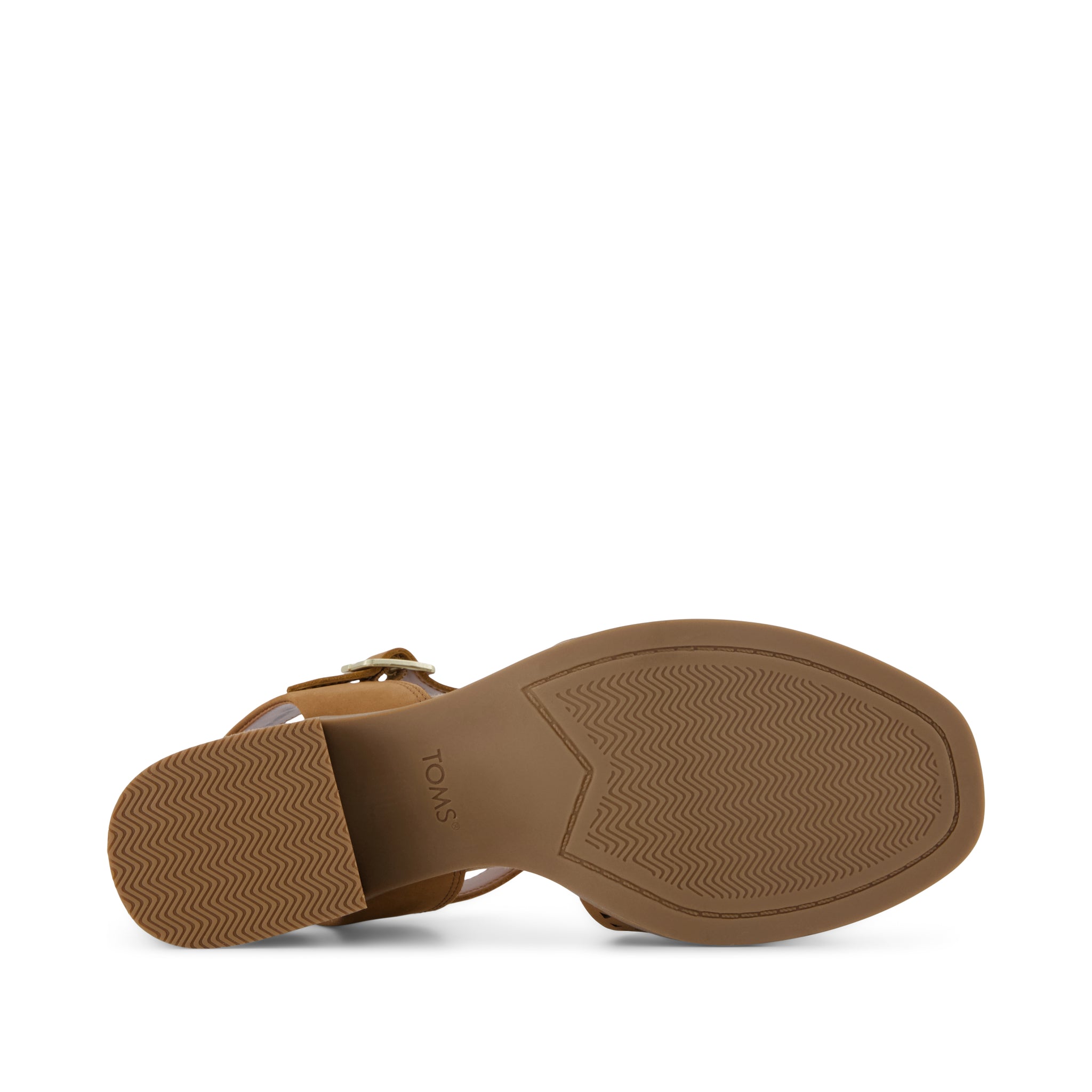 Womens Eloise Sandal Brown Perforated Leather - Image 4