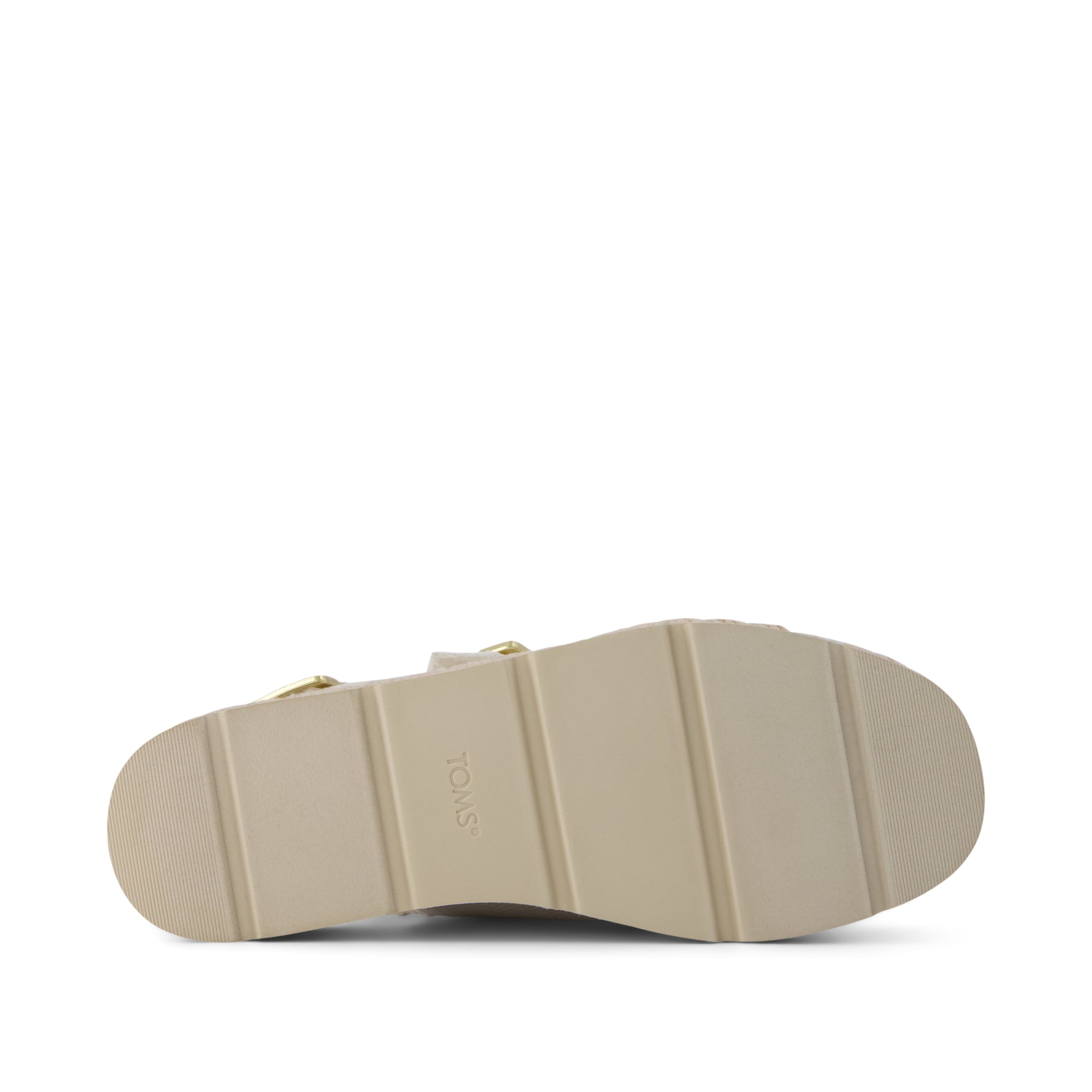 Womens Giana Flatform Sandal White Woven - Image 5