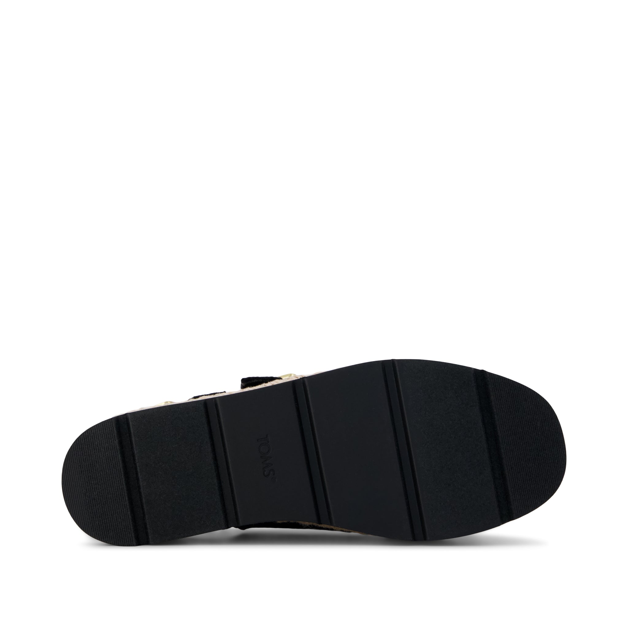 Womens Giana Flatform Sandal Black Woven - Image 5