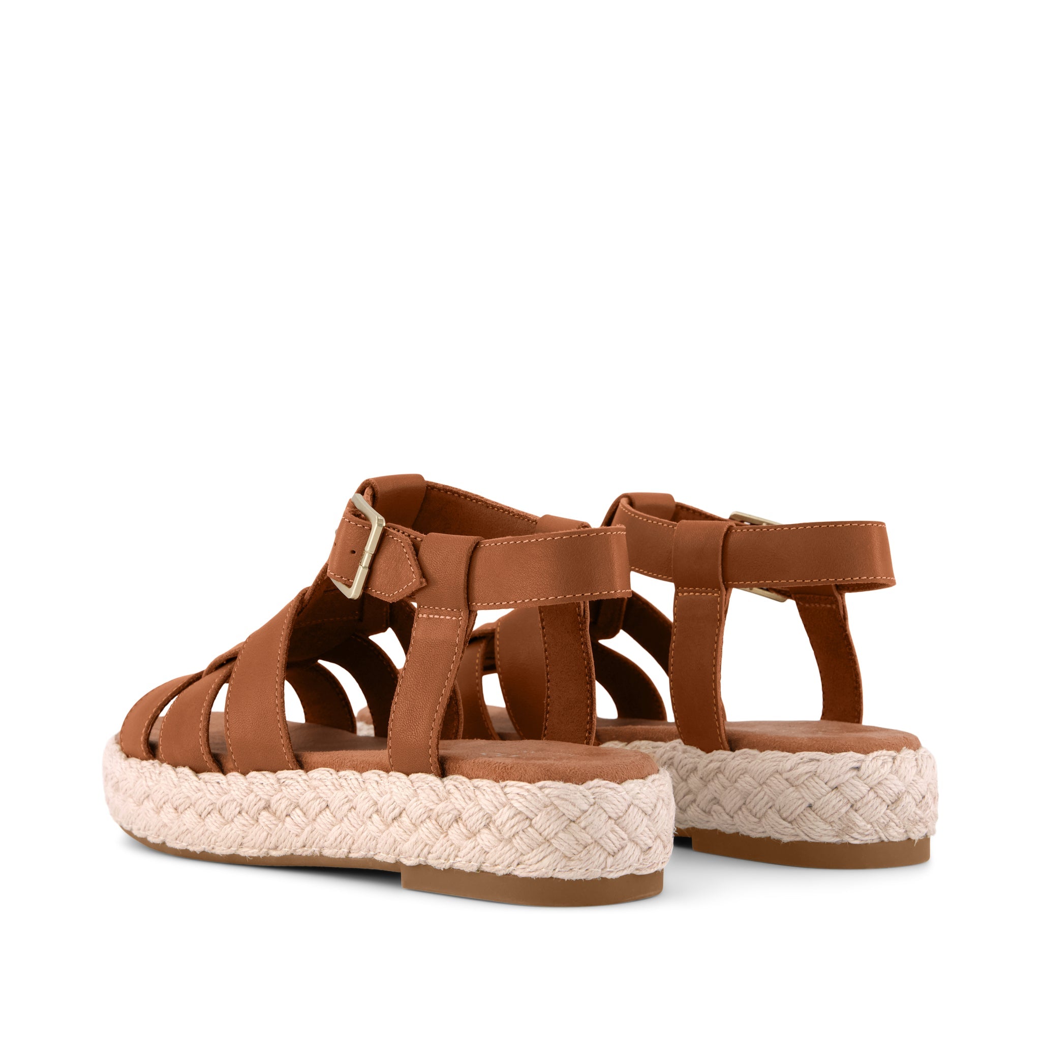 Womens Jac Fisherman Sandal Brown Sugar Leather - Image 4