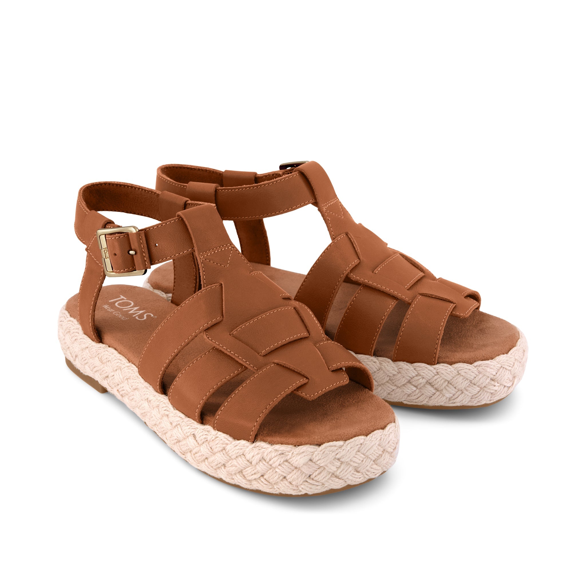 Womens Jac Fisherman Sandal Brown Sugar Leather - Image 3