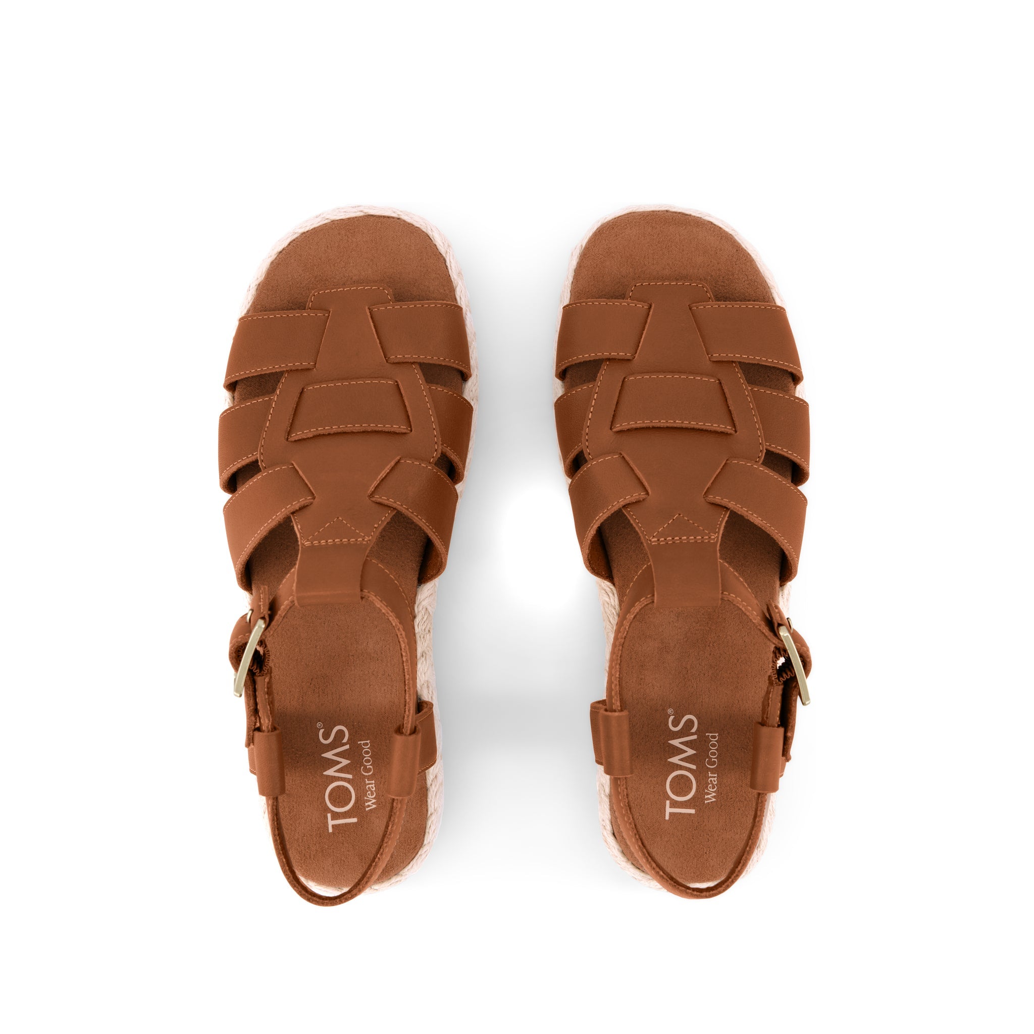 Womens Jac Fisherman Sandal Brown Sugar Leather - Image 6