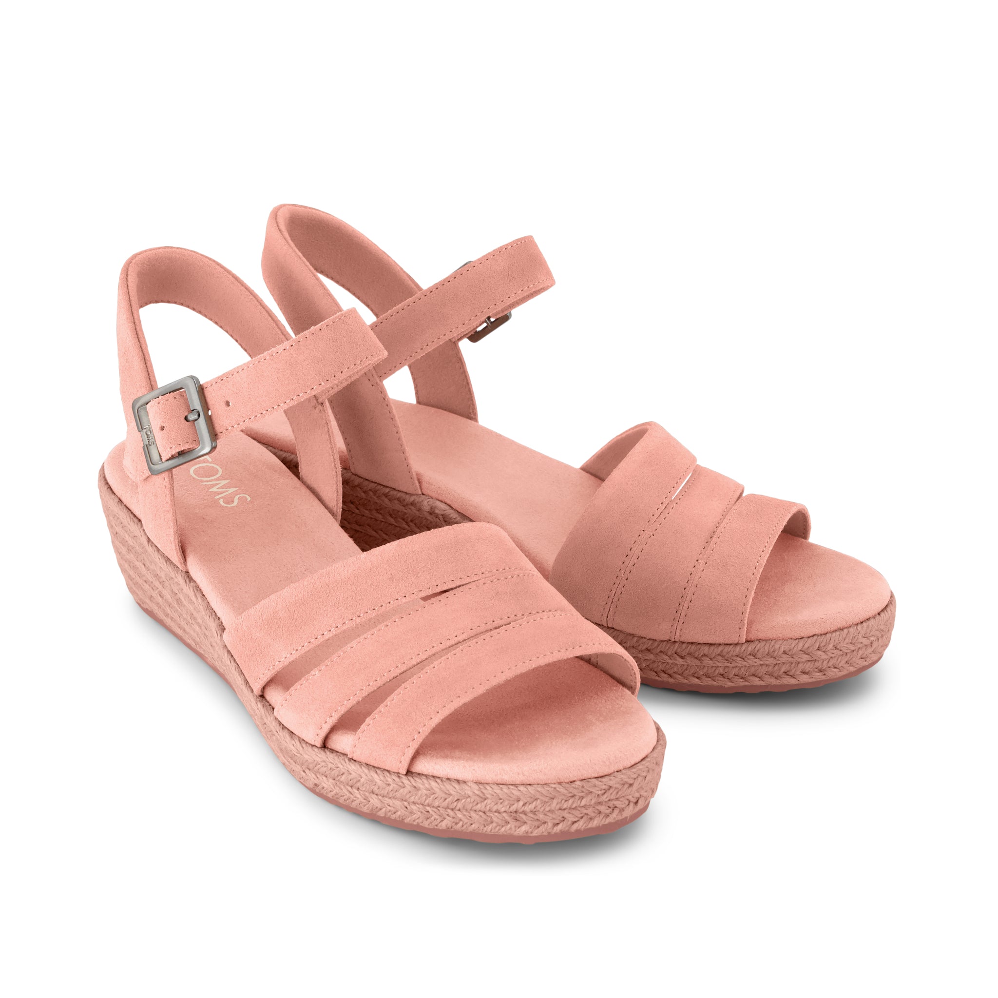 Womens Julia Wedge Sandal Bloom Suede - Image 3
