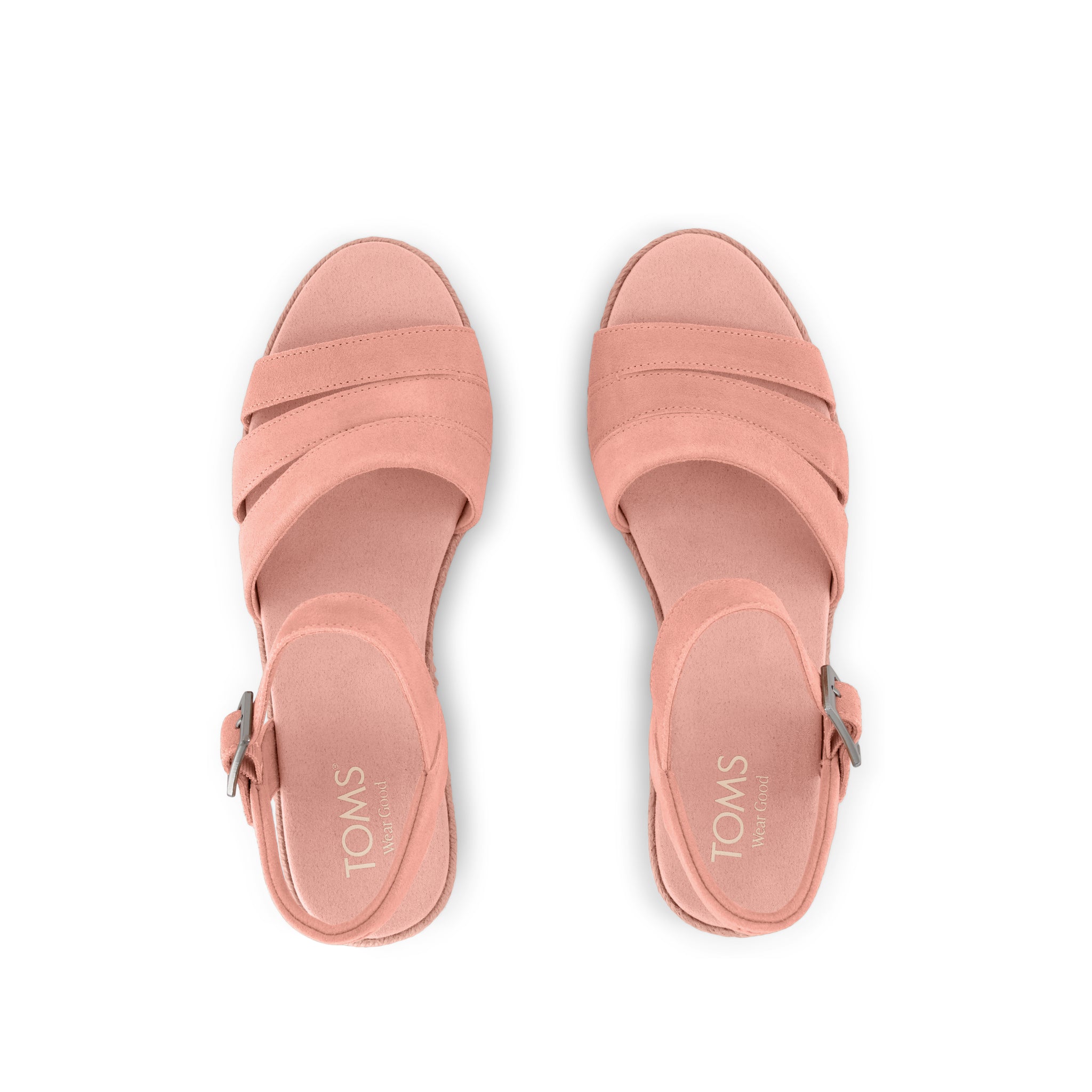 Womens Julia Wedge Sandal Bloom Suede - Image 6