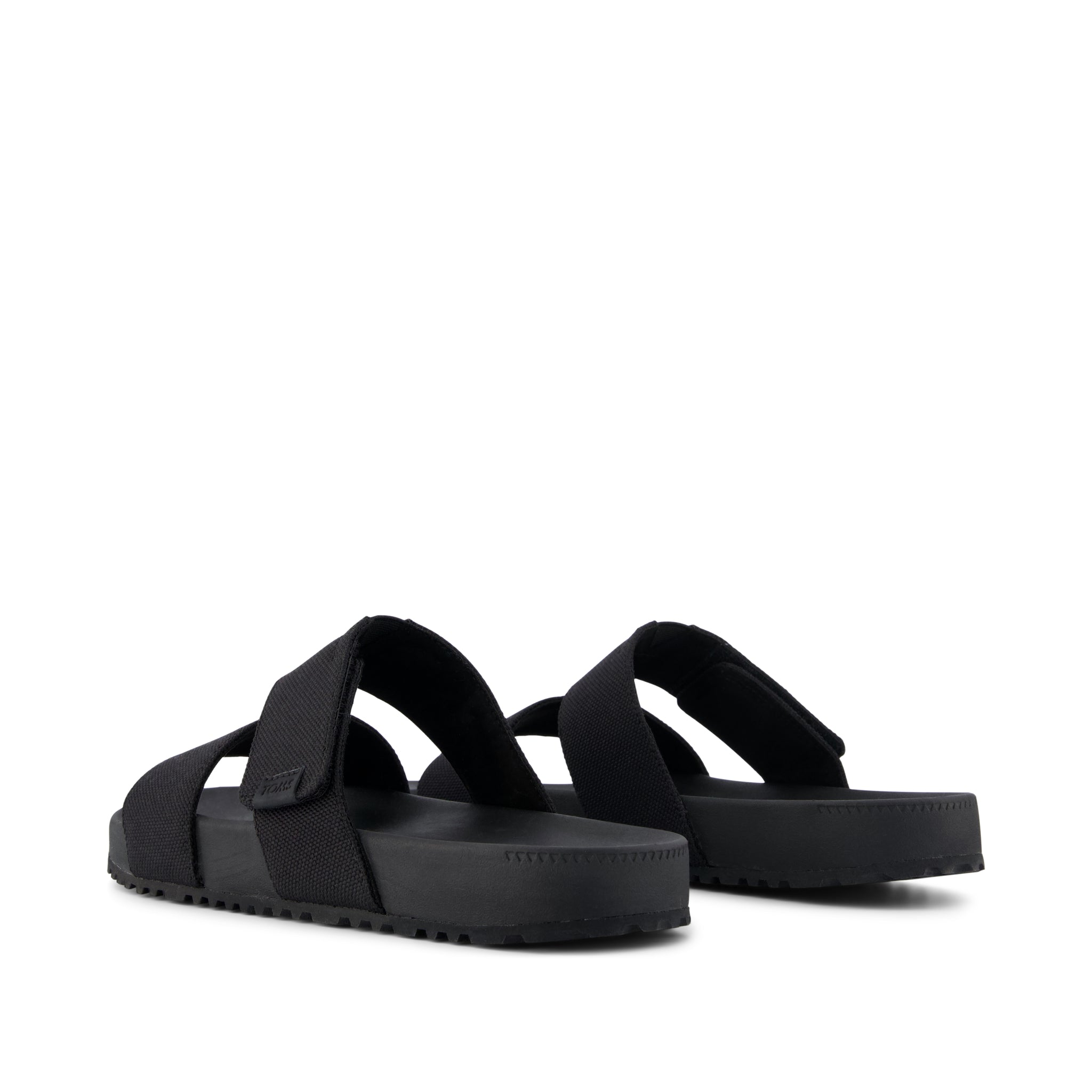 Mens Nico Sandal Black Canvas - Image 4