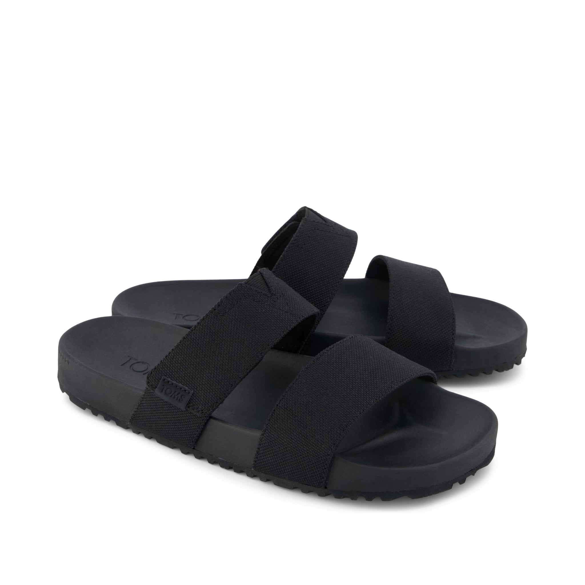 Mens Nico Sandal Black Canvas - Image 3