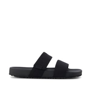 Mens Nico Sandal Black Canvas