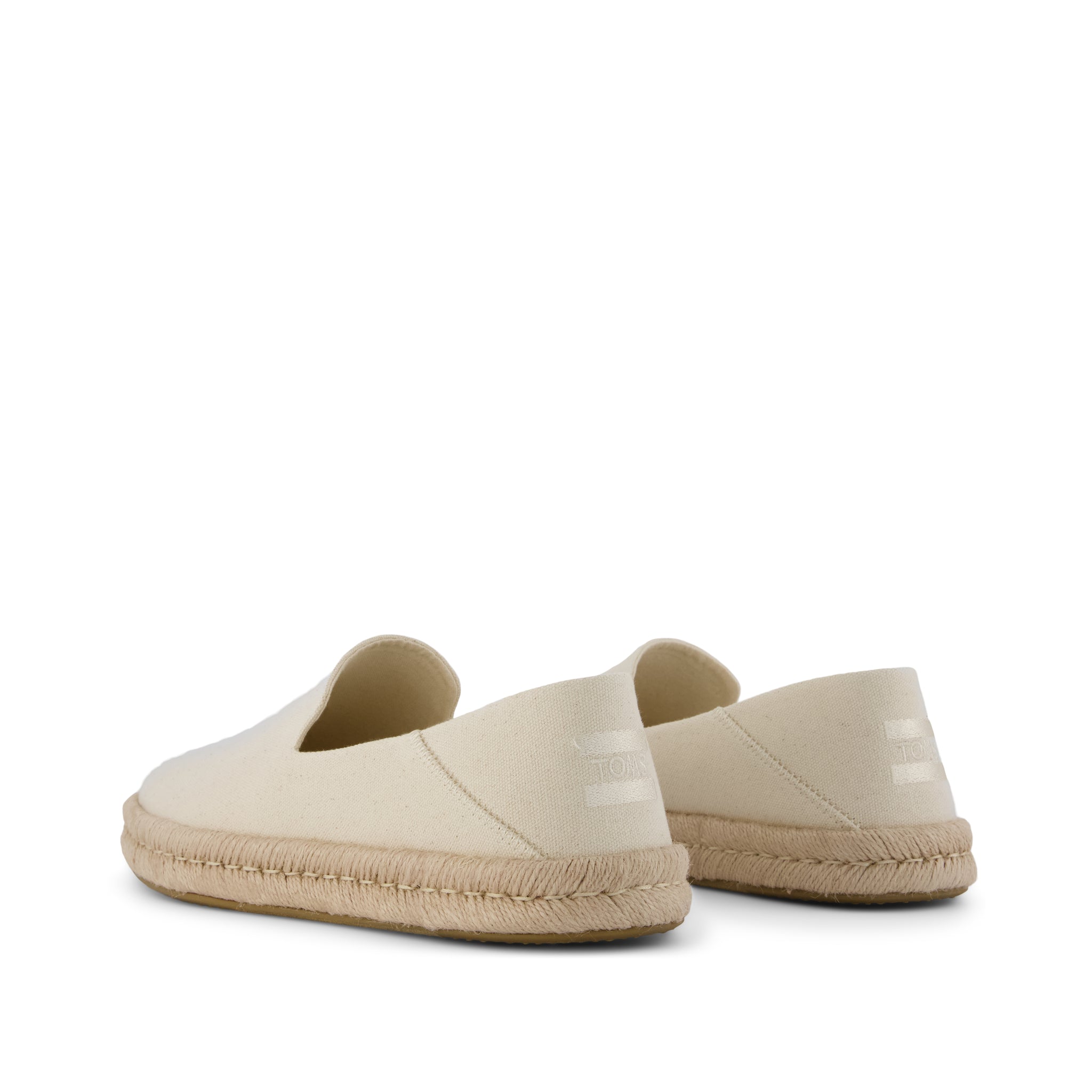 Mens Santiago Loafer Natural Recycled Cotton Canvas - Image 4