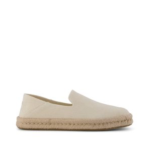 Mens Santiago Loafer Natural Recycled Cotton Canvas