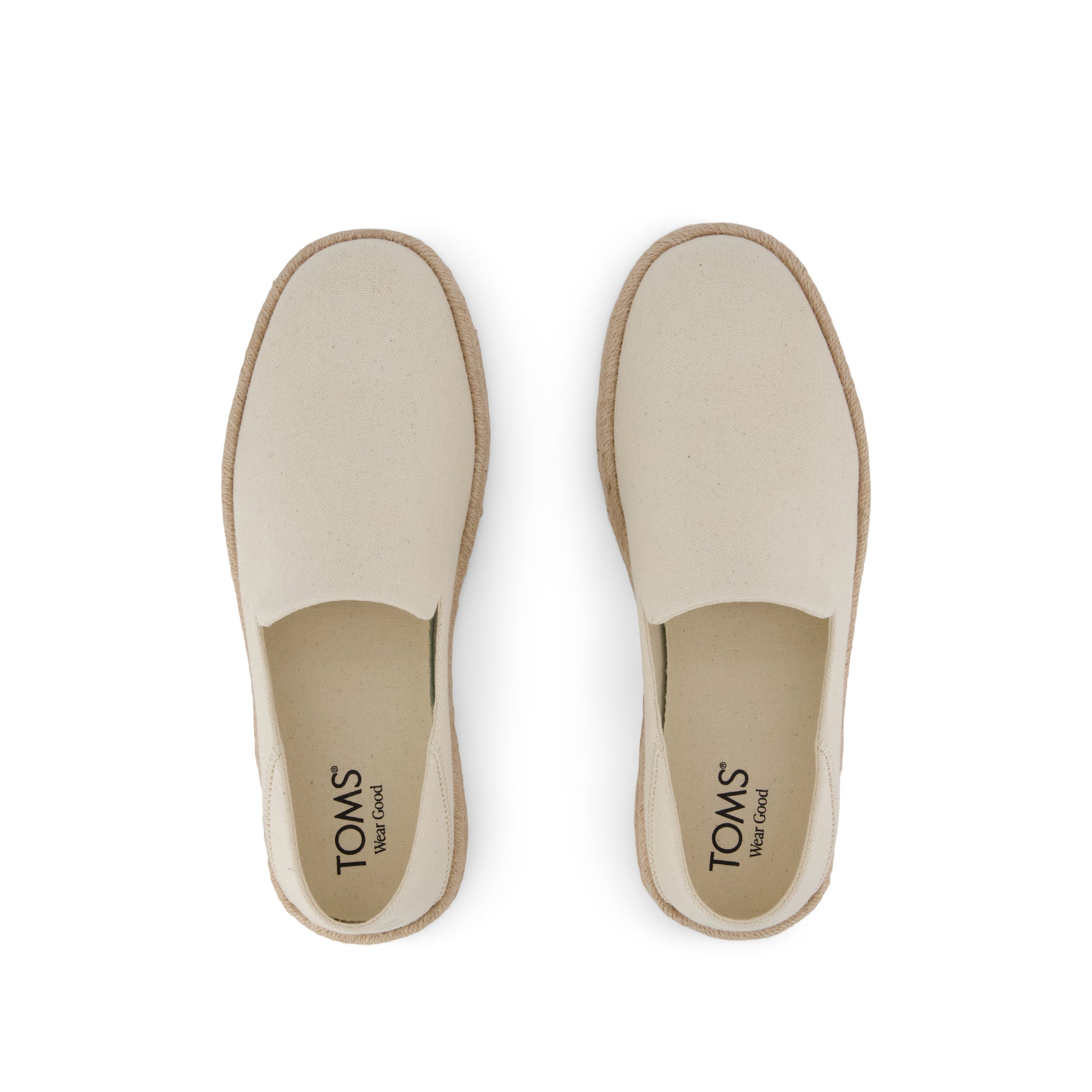Mens Santiago Loafer Natural Recycled Cotton Canvas - Image 6