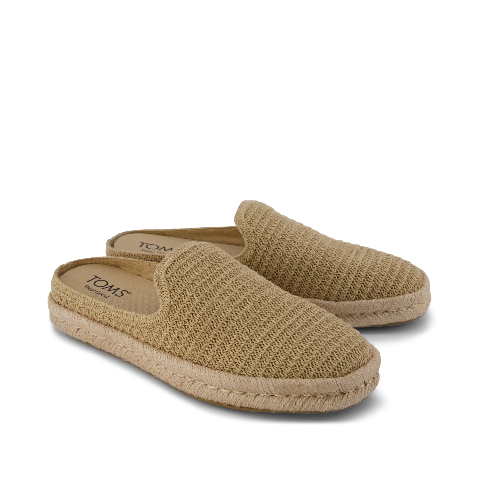 Mens Santiago Mule Oatmeal Mesh - Image 3