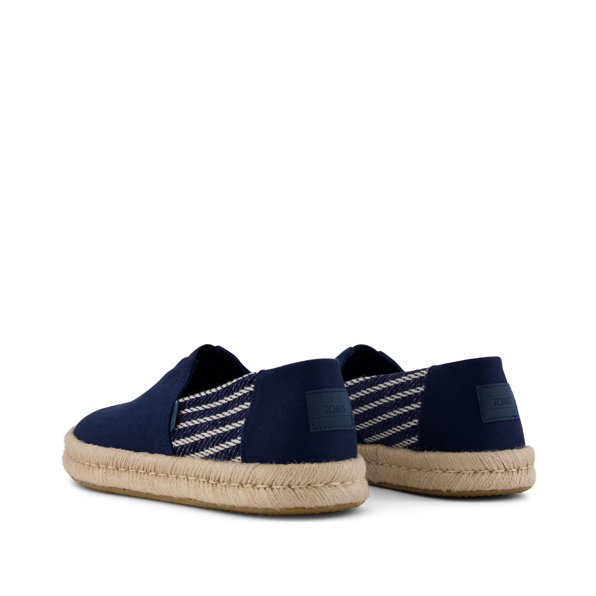 Mens Alpargata Rope 2.0 Espadrille Navy Stripes - Image 4
