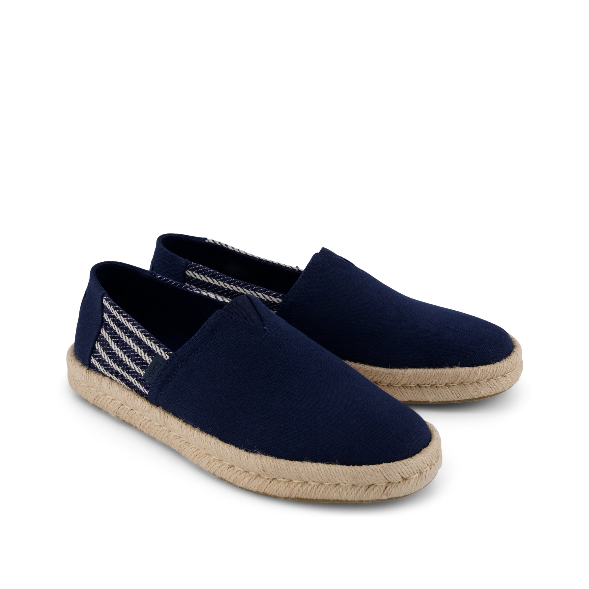Mens Alpargata Rope 2.0 Espadrille Navy Stripes - Image 3