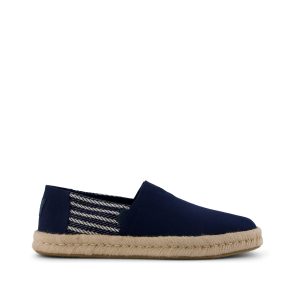Mens Alpargata Rope 2.0 Espadrille Navy Stripes