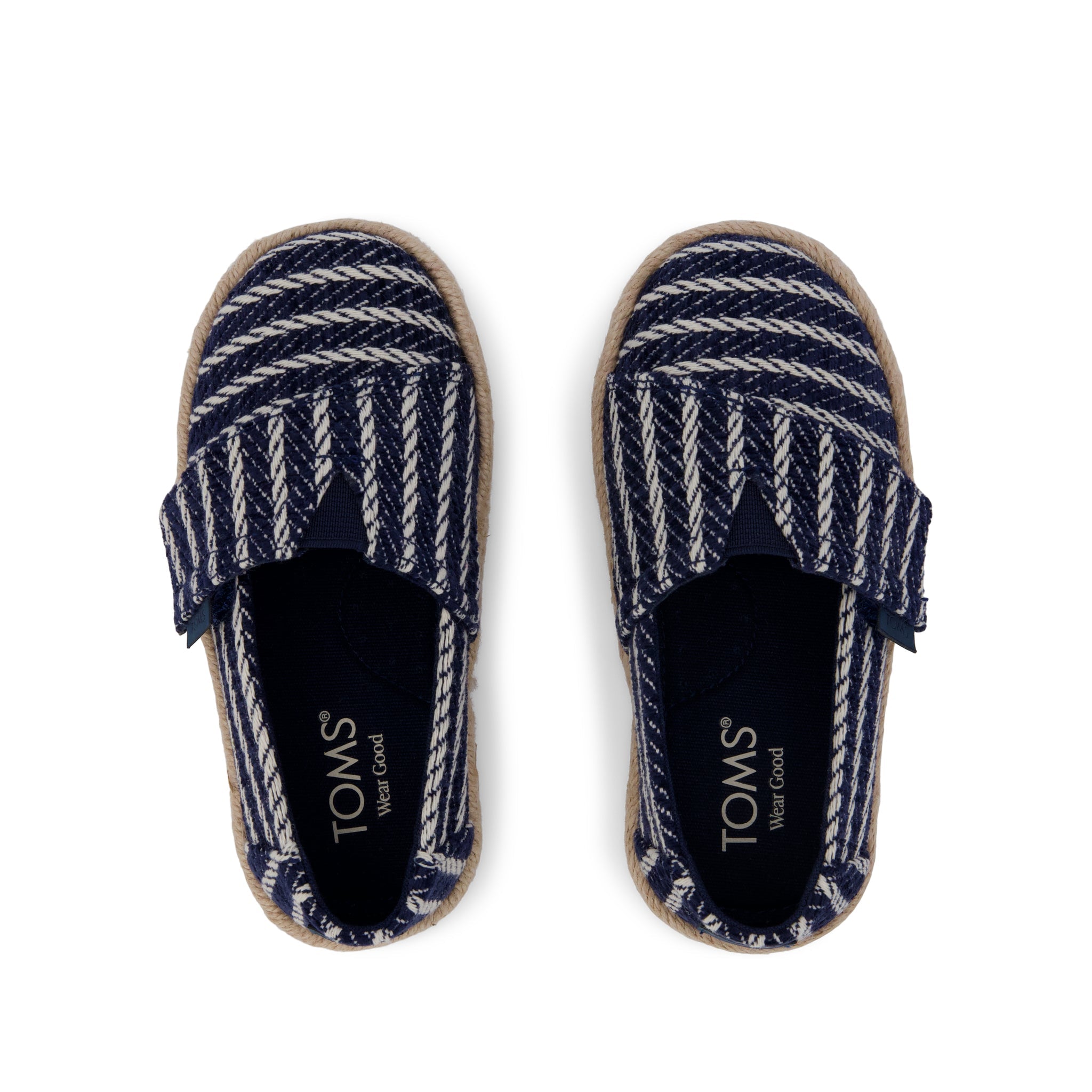 Alpargata Rope 2.0 Toddler Espadrille Navy Stripes - Image 5