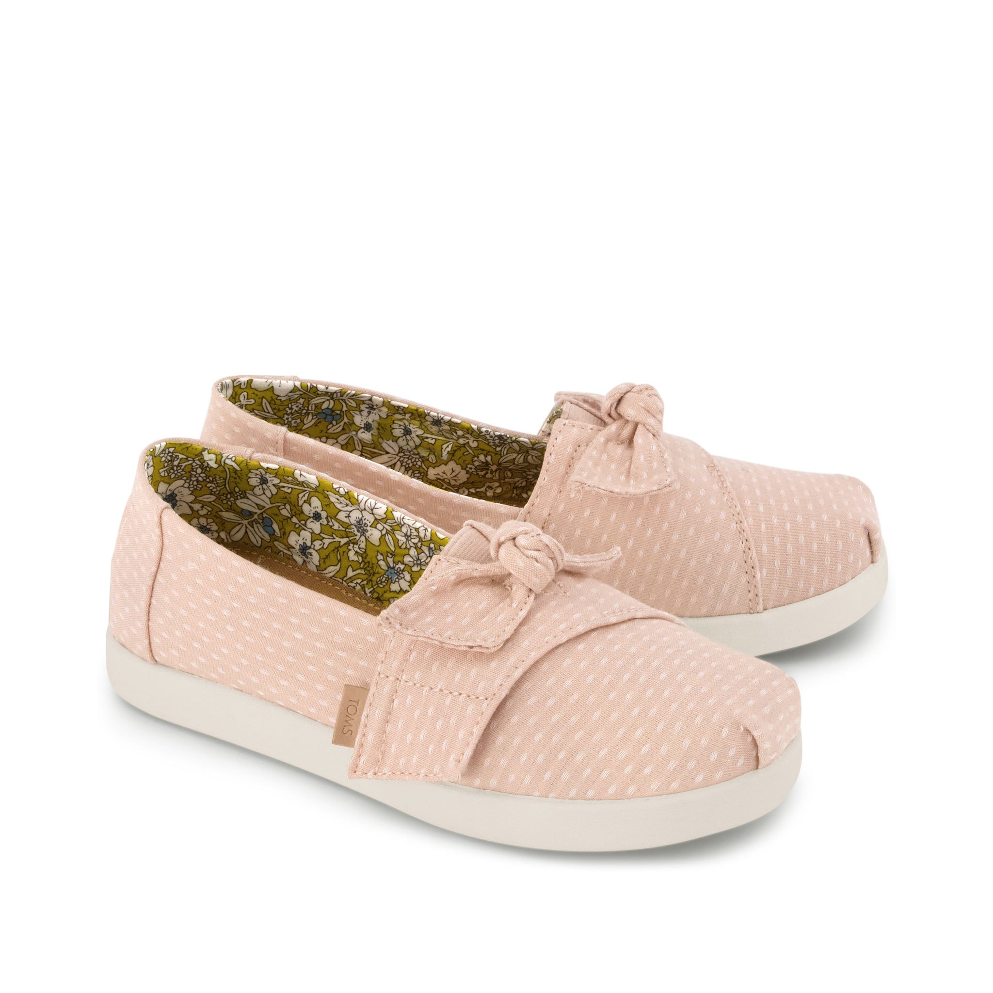Alpargata Classic Kids Shoe Bloom Chambray Dot with Bow - Image 2