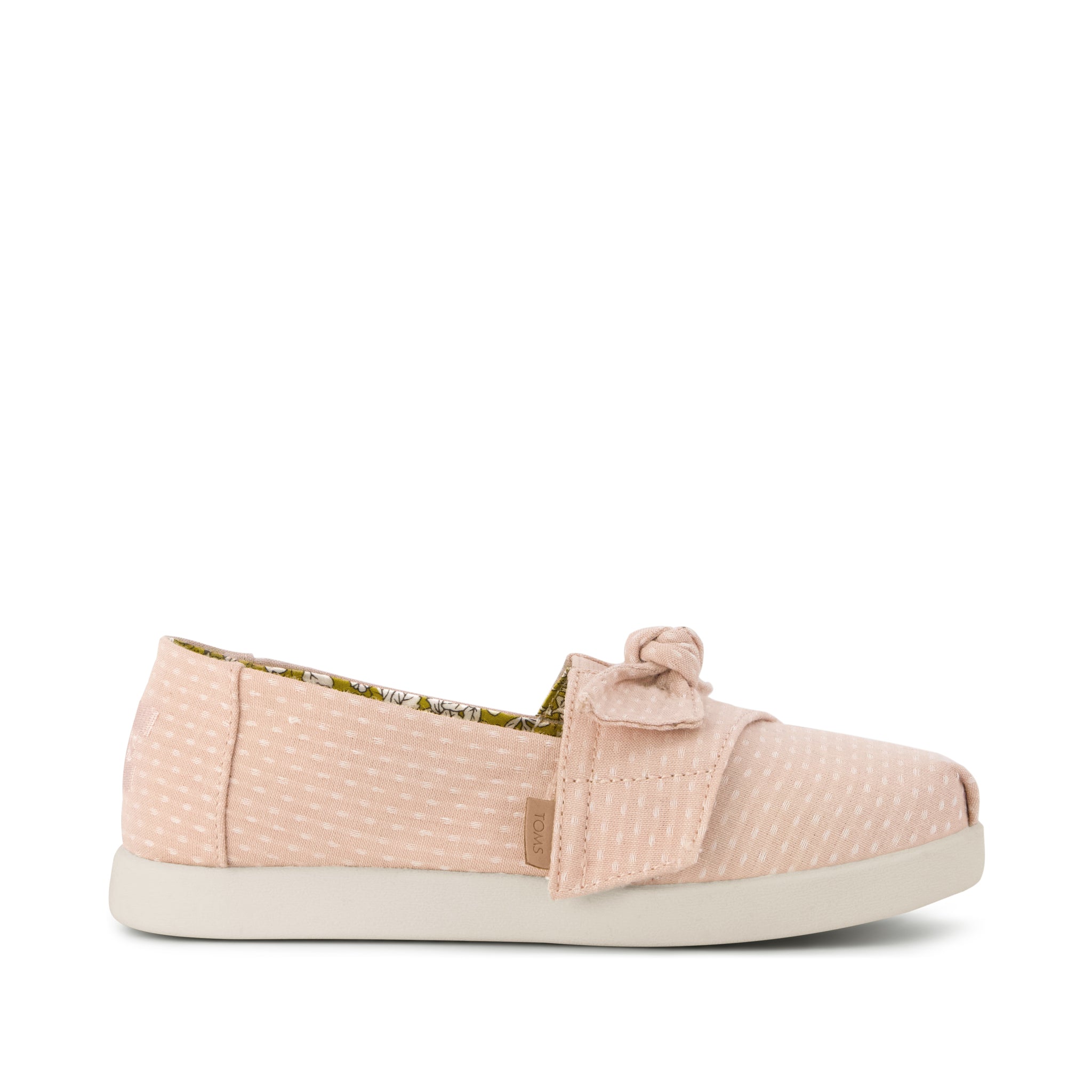 Alpargata Classic Kids Shoe Bloom Chambray Dot with Bow