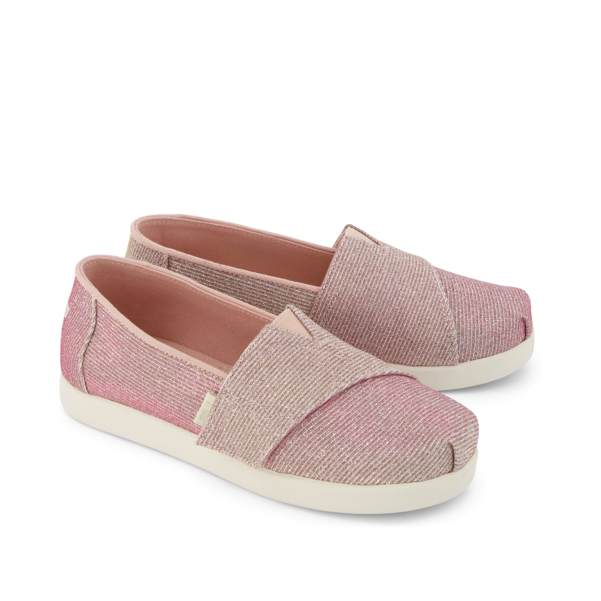 Alpargata Classic Kids Shoe Rose Glitter Corduroy - Image 3