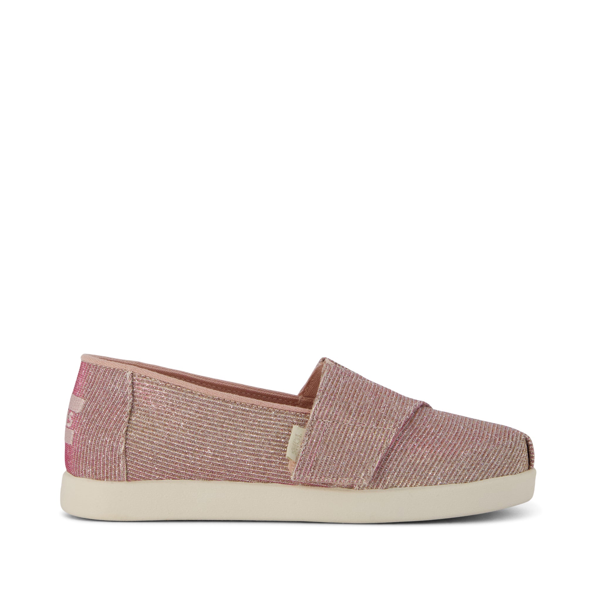Alpargata Classic Kids Shoe Rose Glitter Corduroy