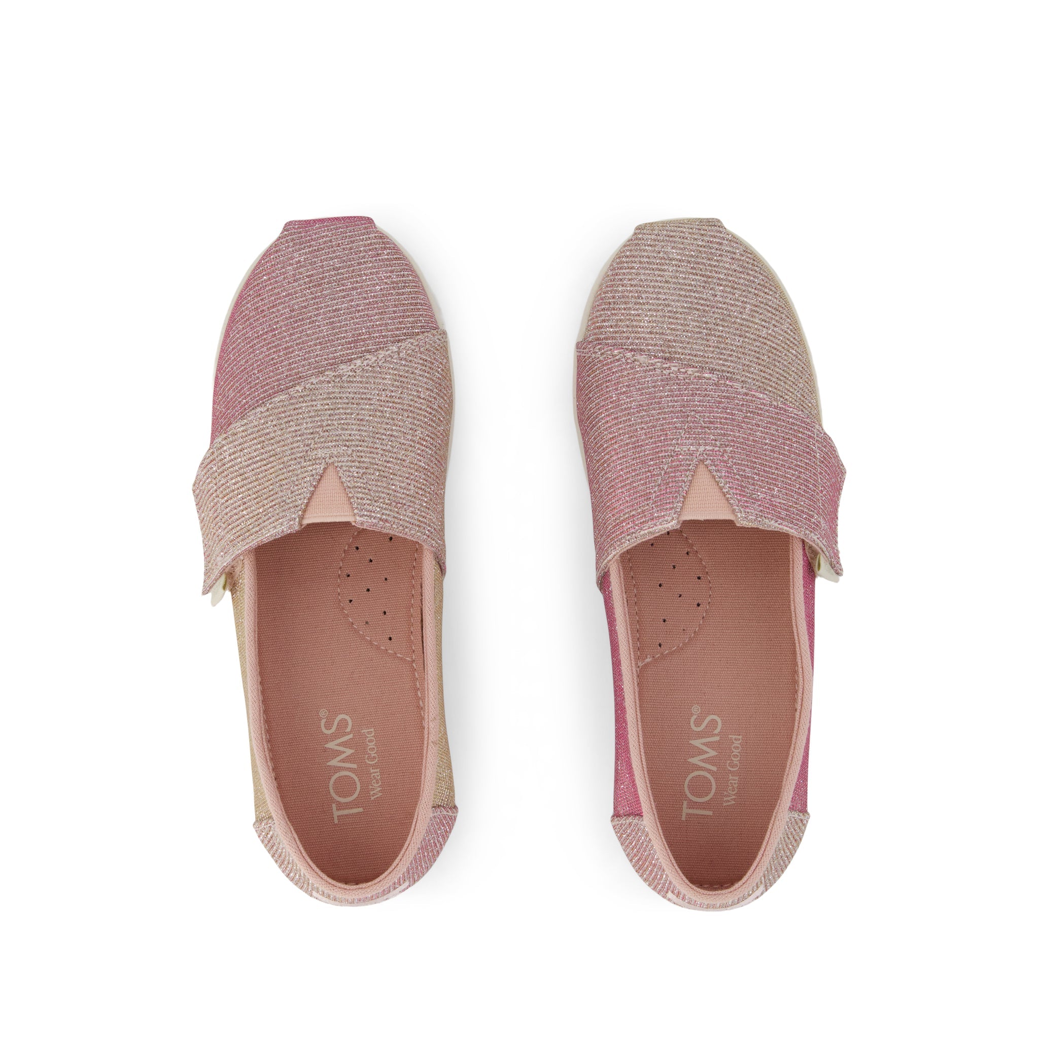 Alpargata Classic Kids Shoe Rose Glitter Corduroy - Image 6
