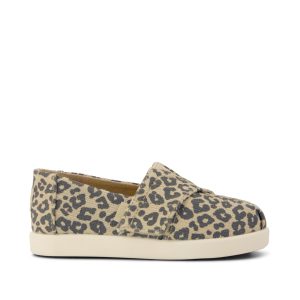 Alpargata Classic Toddler Shoe Natural Leopard Print
