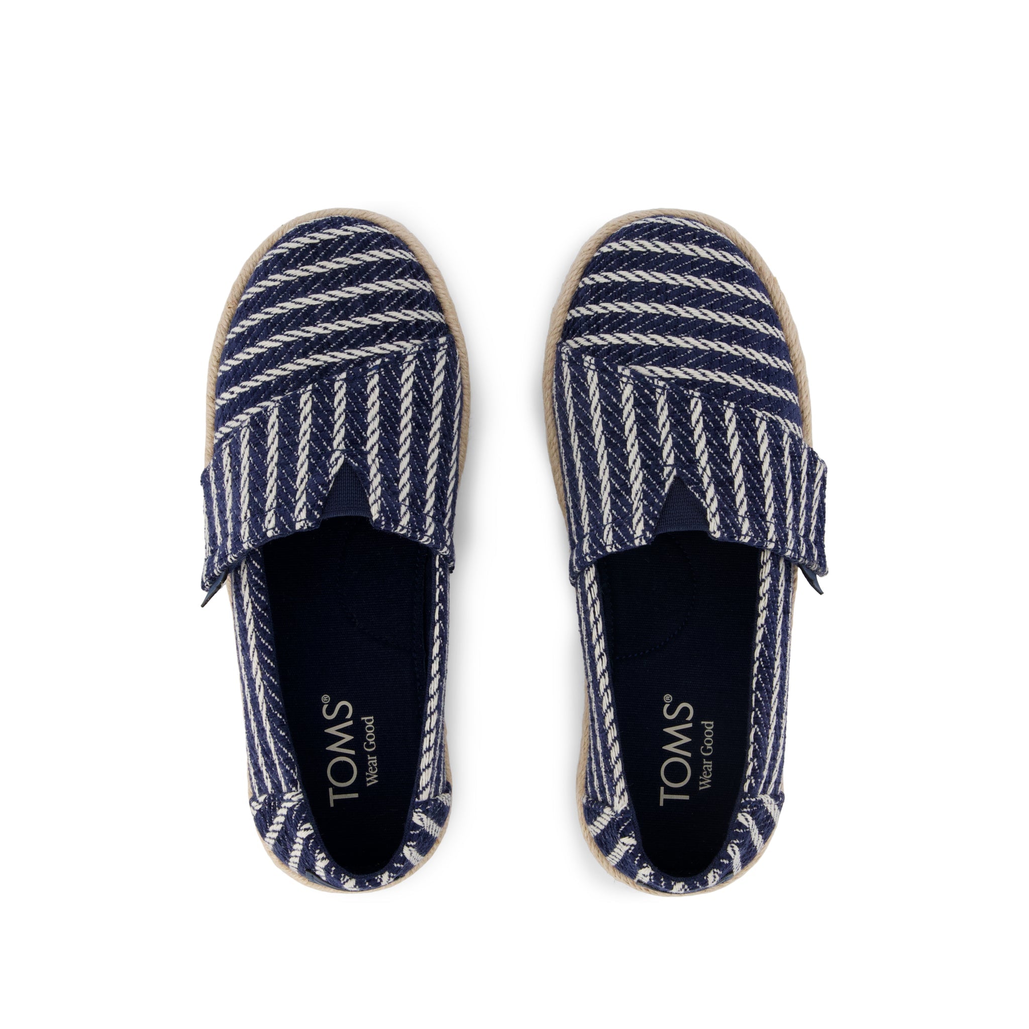 Alpargata Rope 2.0 Kids Espadrille Navy Stripes - Image 6