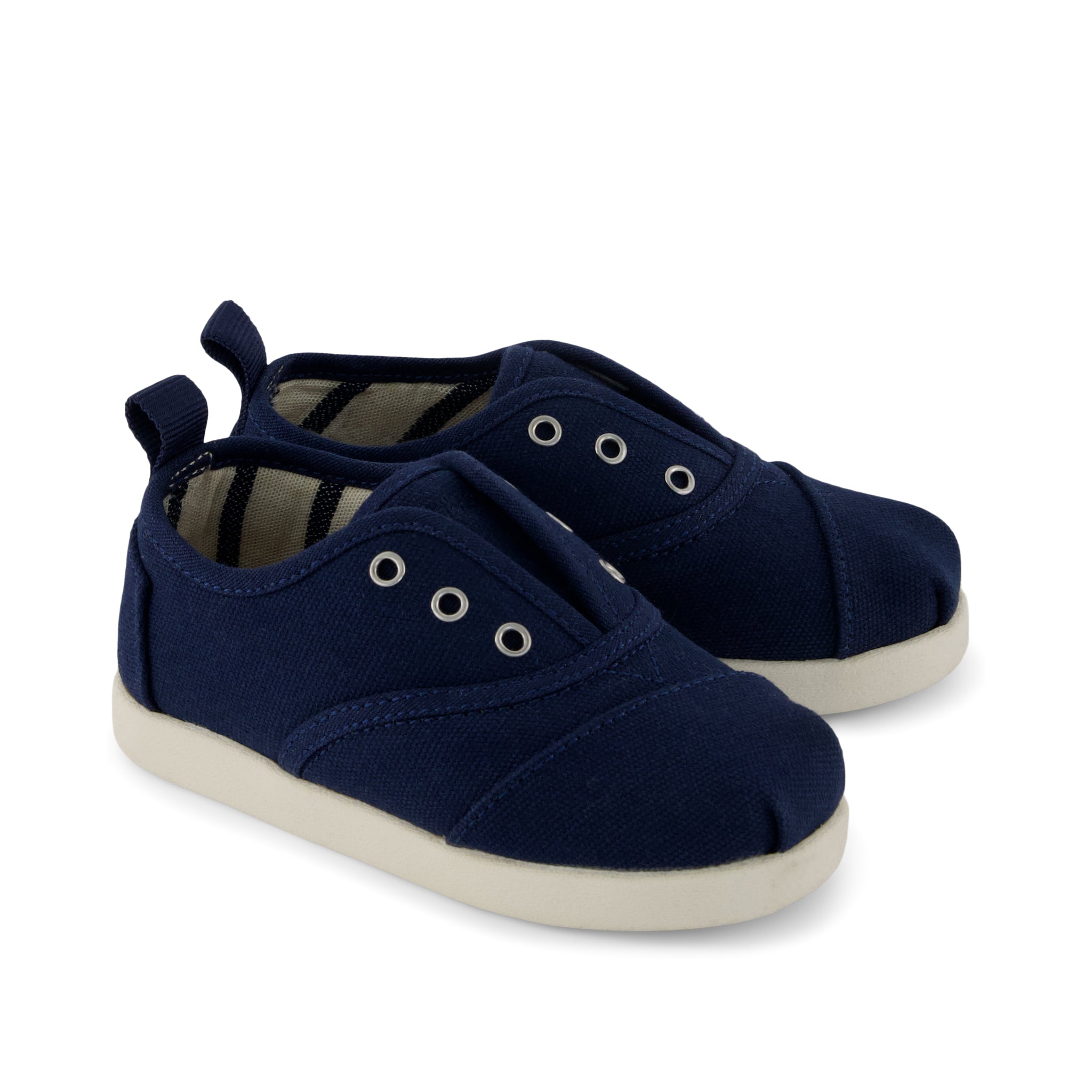 Cordones Plus Toddler Sneaker Navy Canvas - Image 2