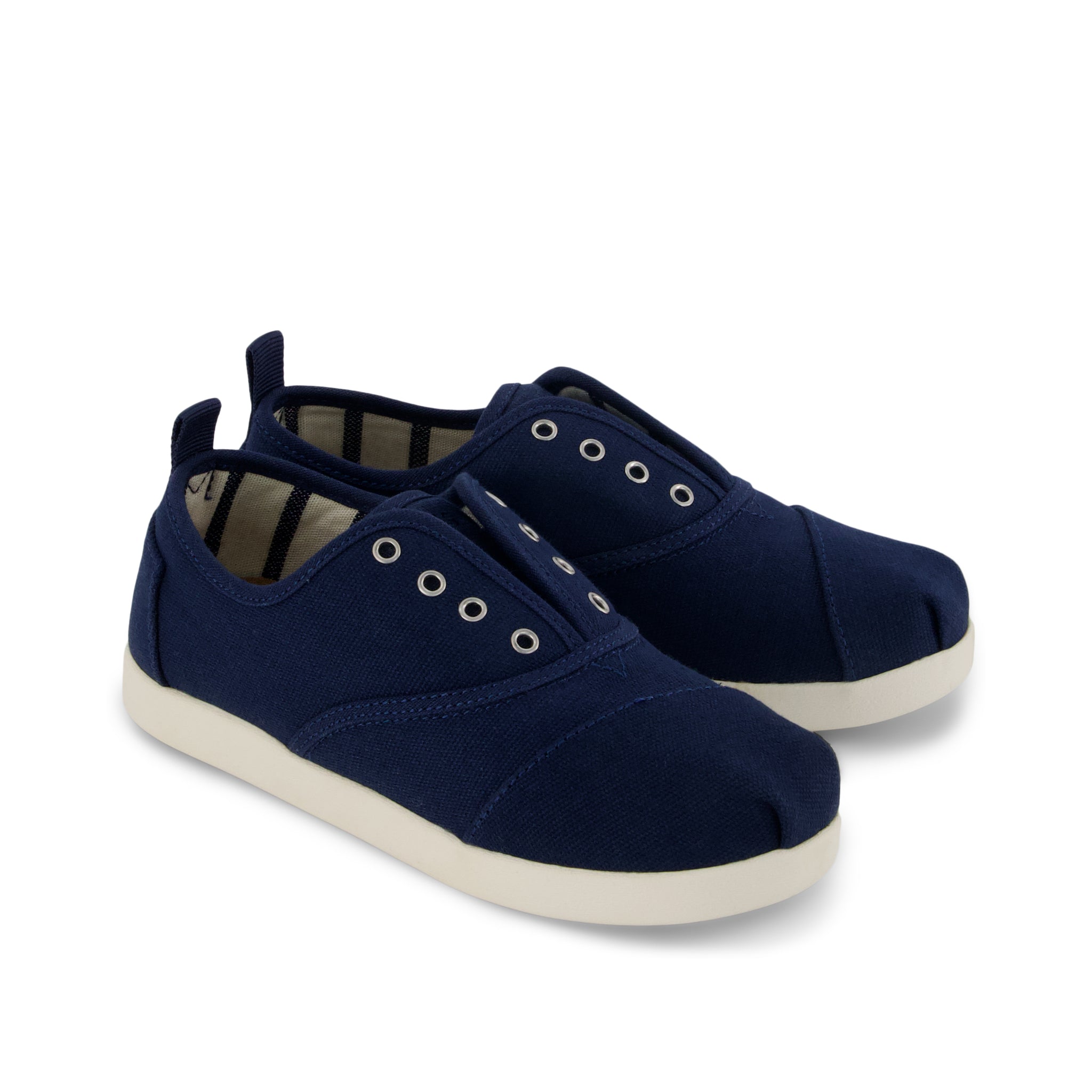 Cordones Plus Kids Sneaker Navy Canvas - Image 3