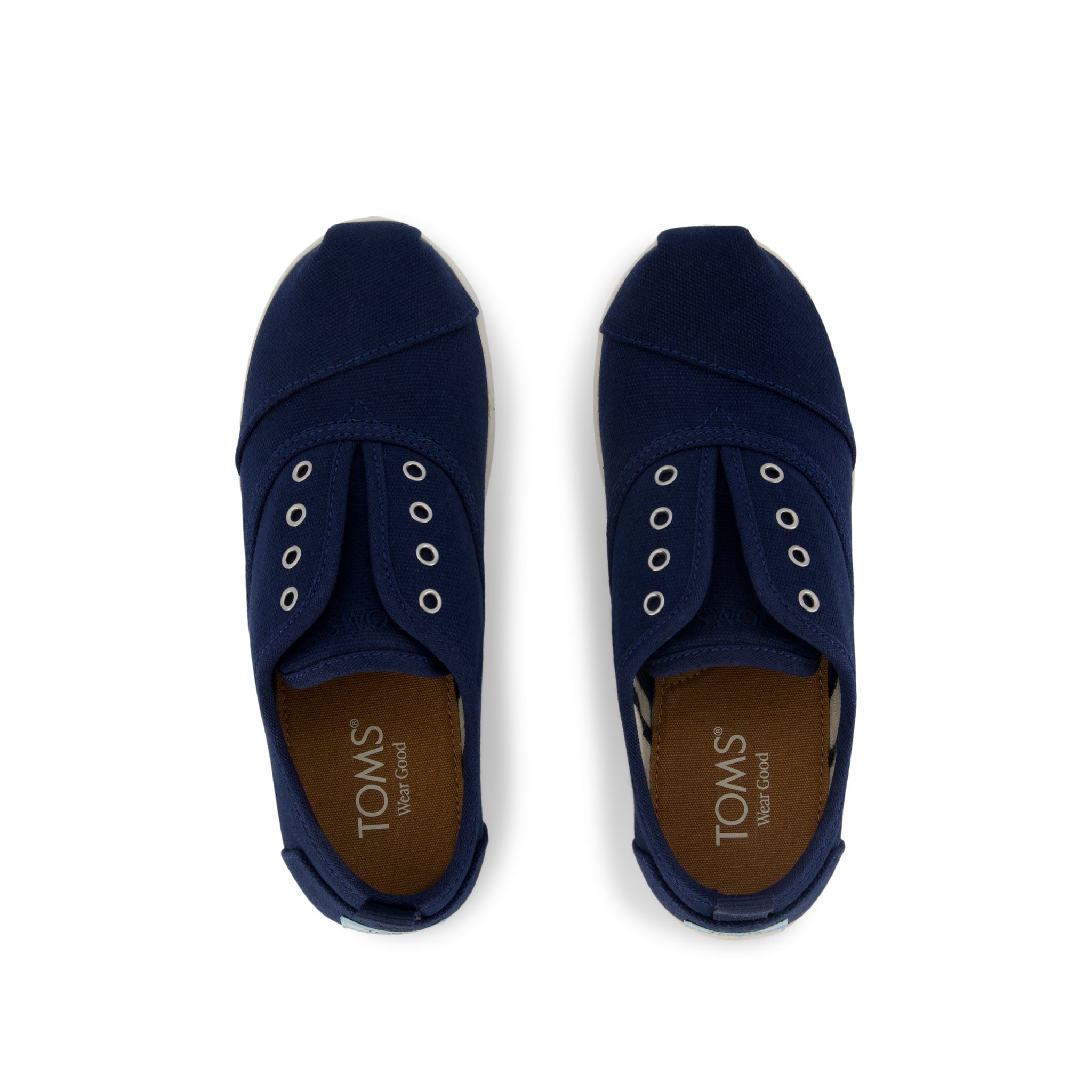 Cordones Plus Kids Sneaker Navy Canvas - Image 6