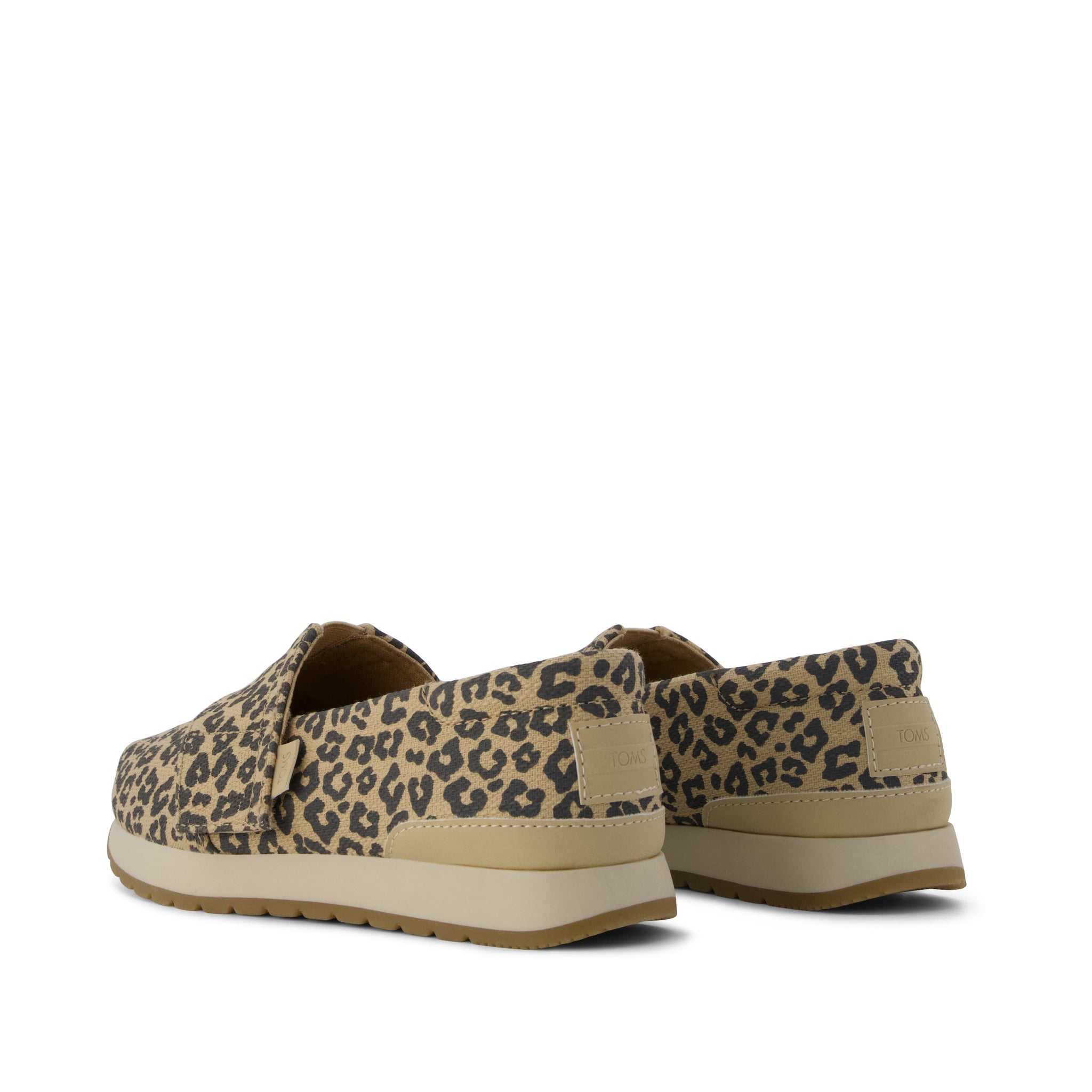 Resident Plus Kids Sneaker Natural Leopard Print - Image 4