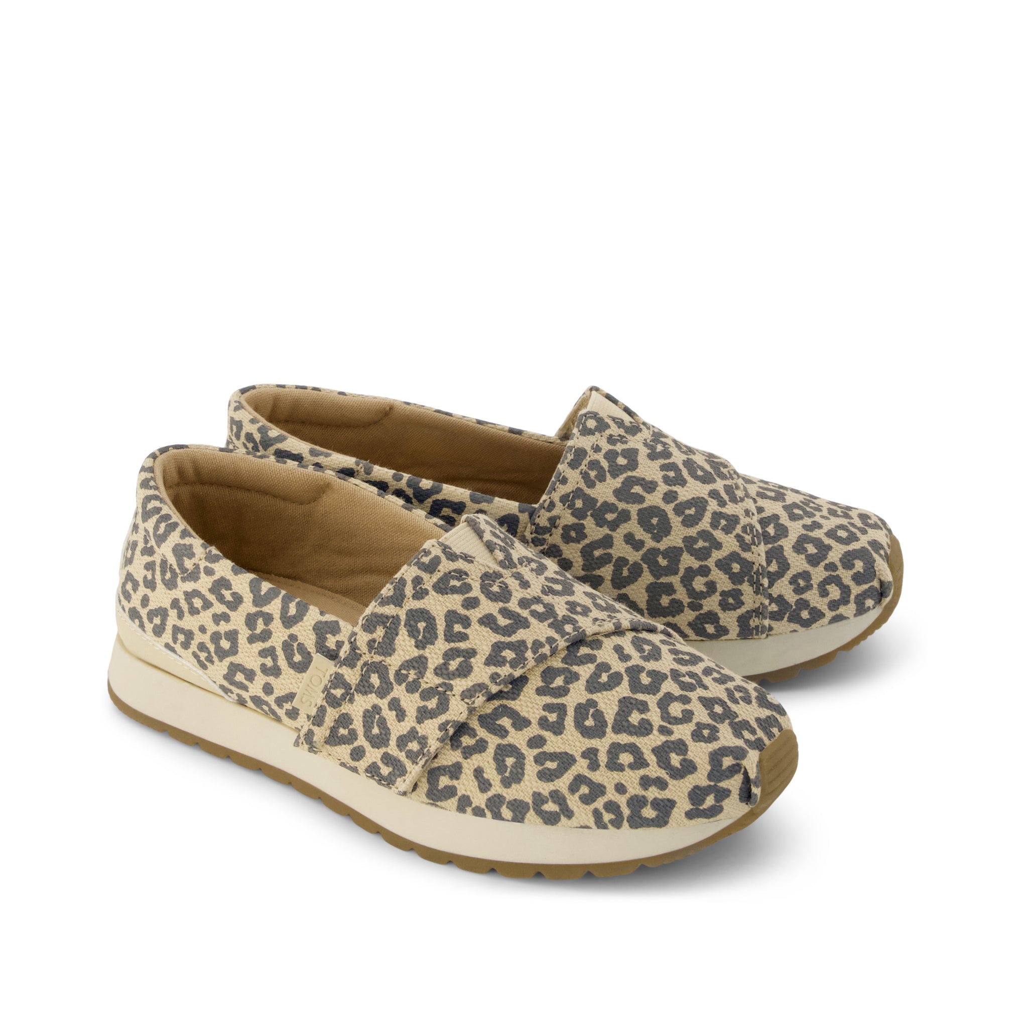Resident Plus Kids Sneaker Natural Leopard Print - Image 3