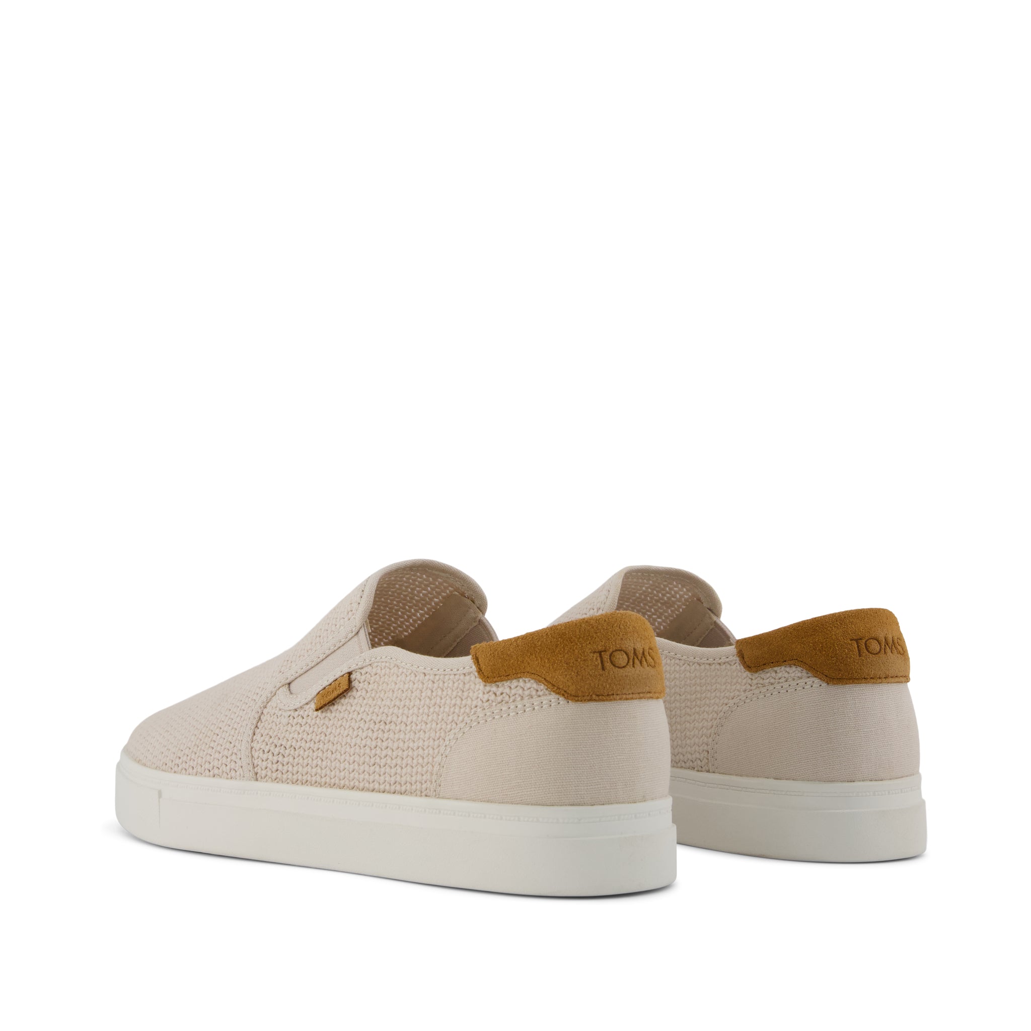 Mens Baja 2.0 Slip On Sneaker Taupe Mesh - Image 4